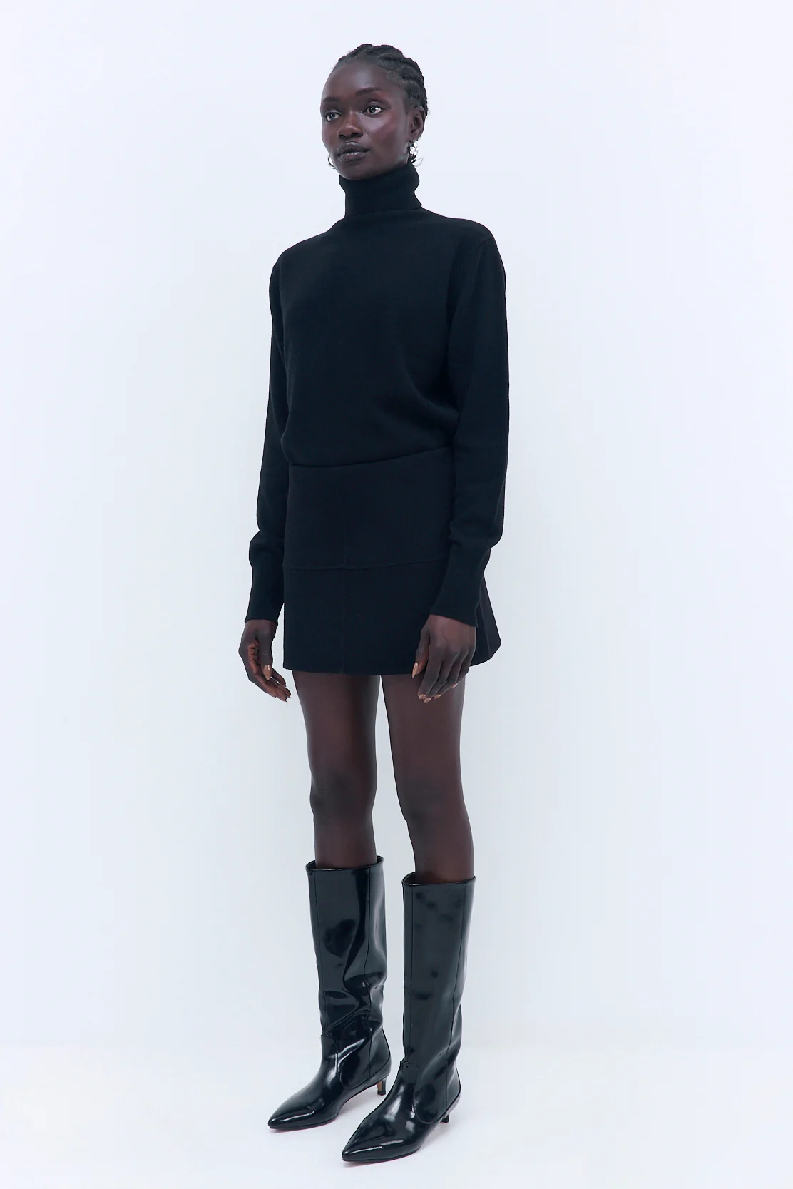 Double Wool Mini Skirt - Image 4