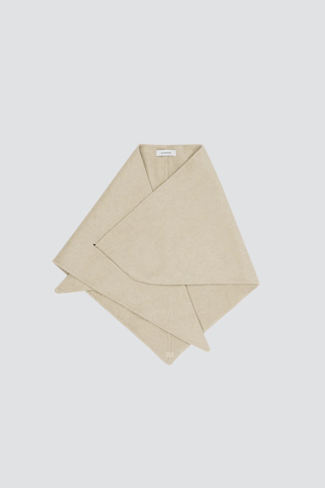 Double Wool Triangle Scarf - Image 2