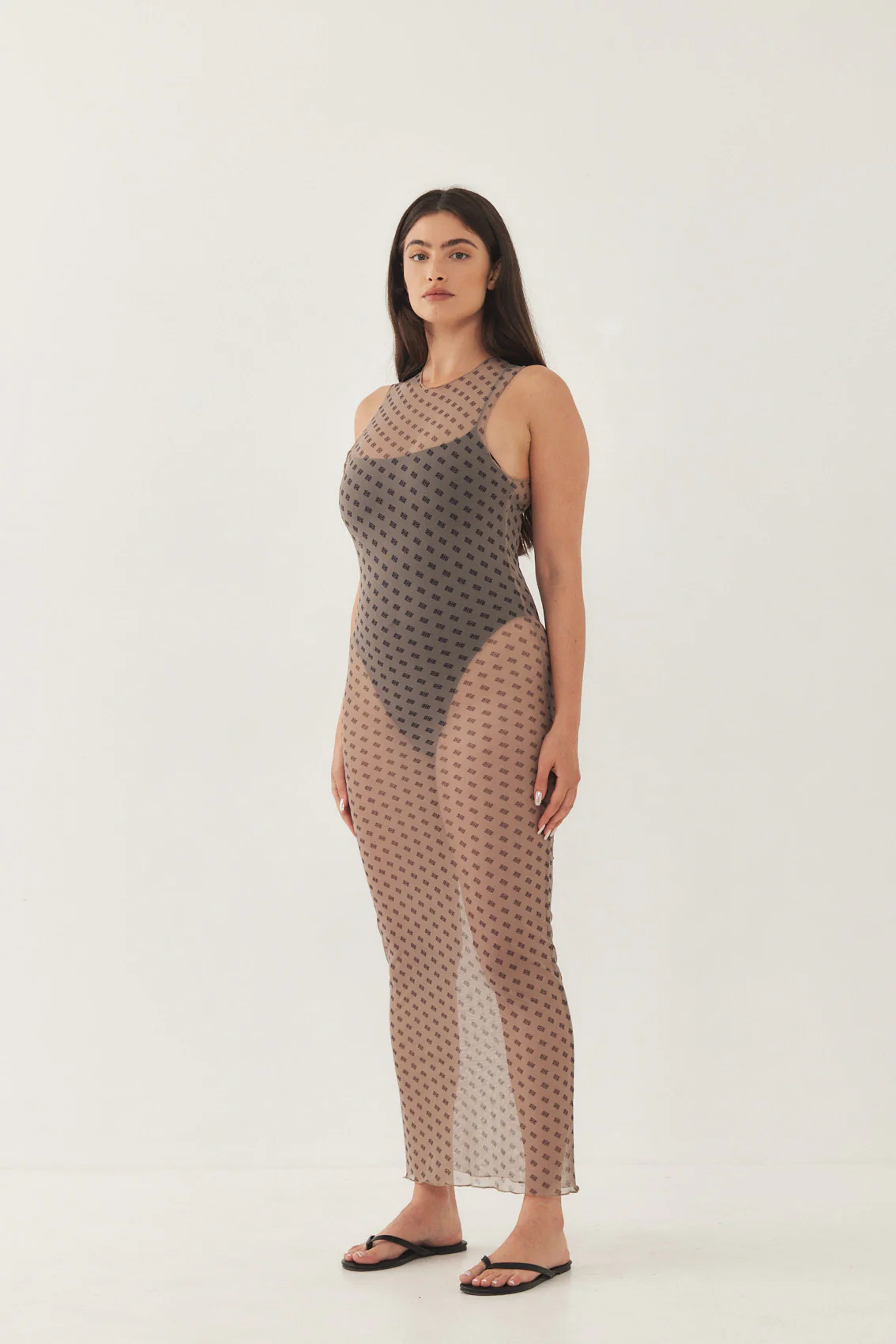 DR Logo Mesh Muscle T Dress - Image 12
