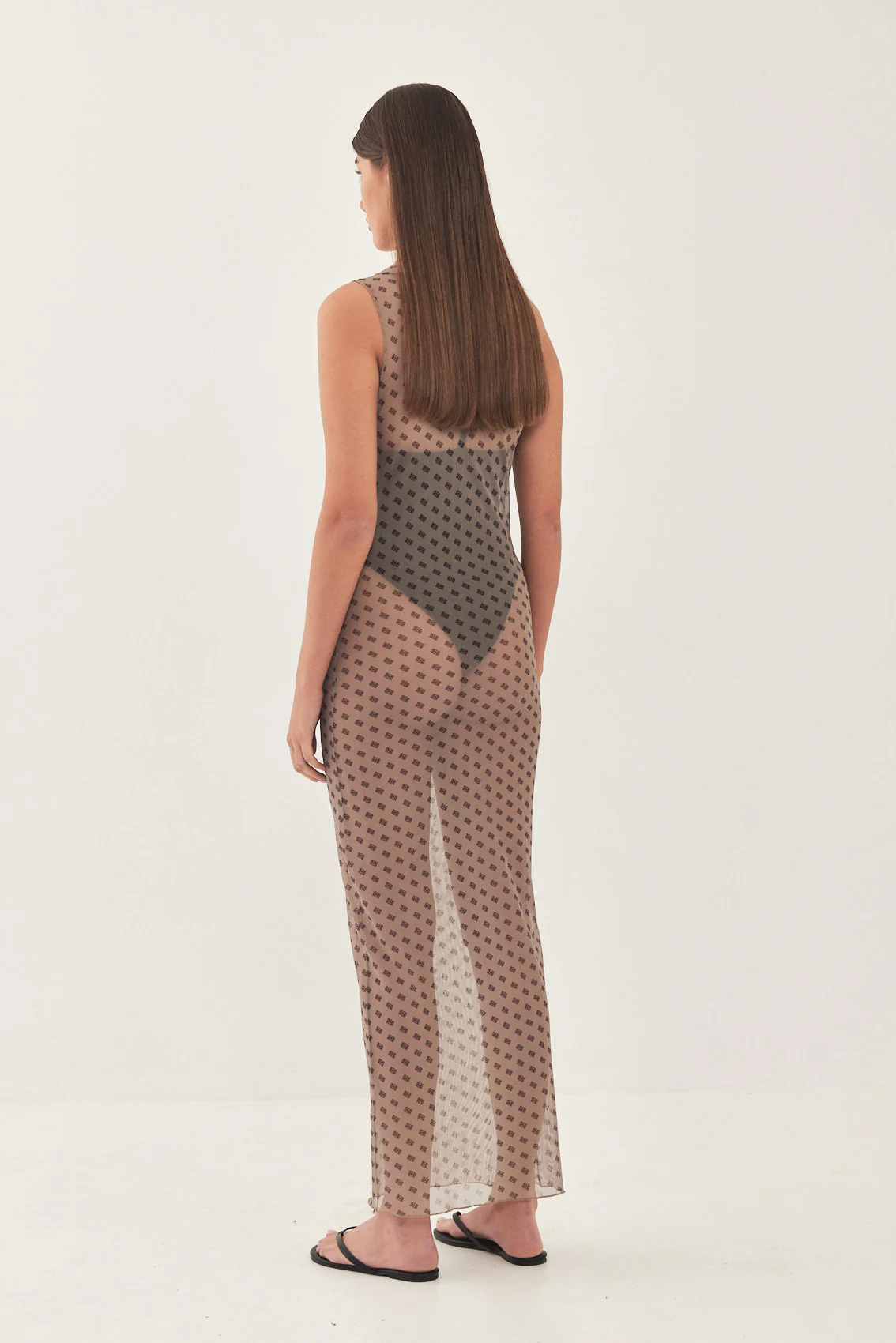 DR Logo Mesh Muscle T Dress - Image 5