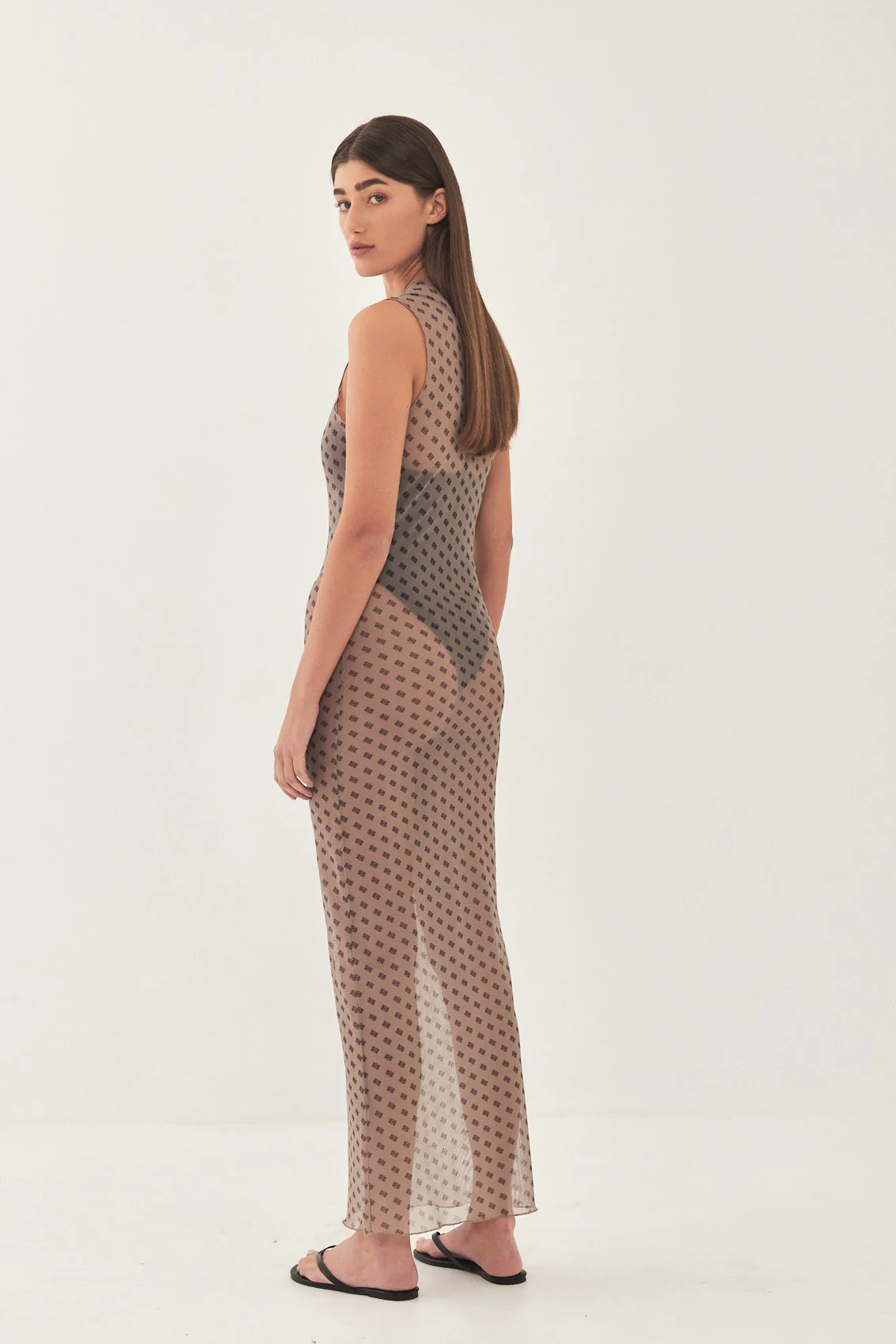 DR Logo Mesh Muscle T Dress - Image 6