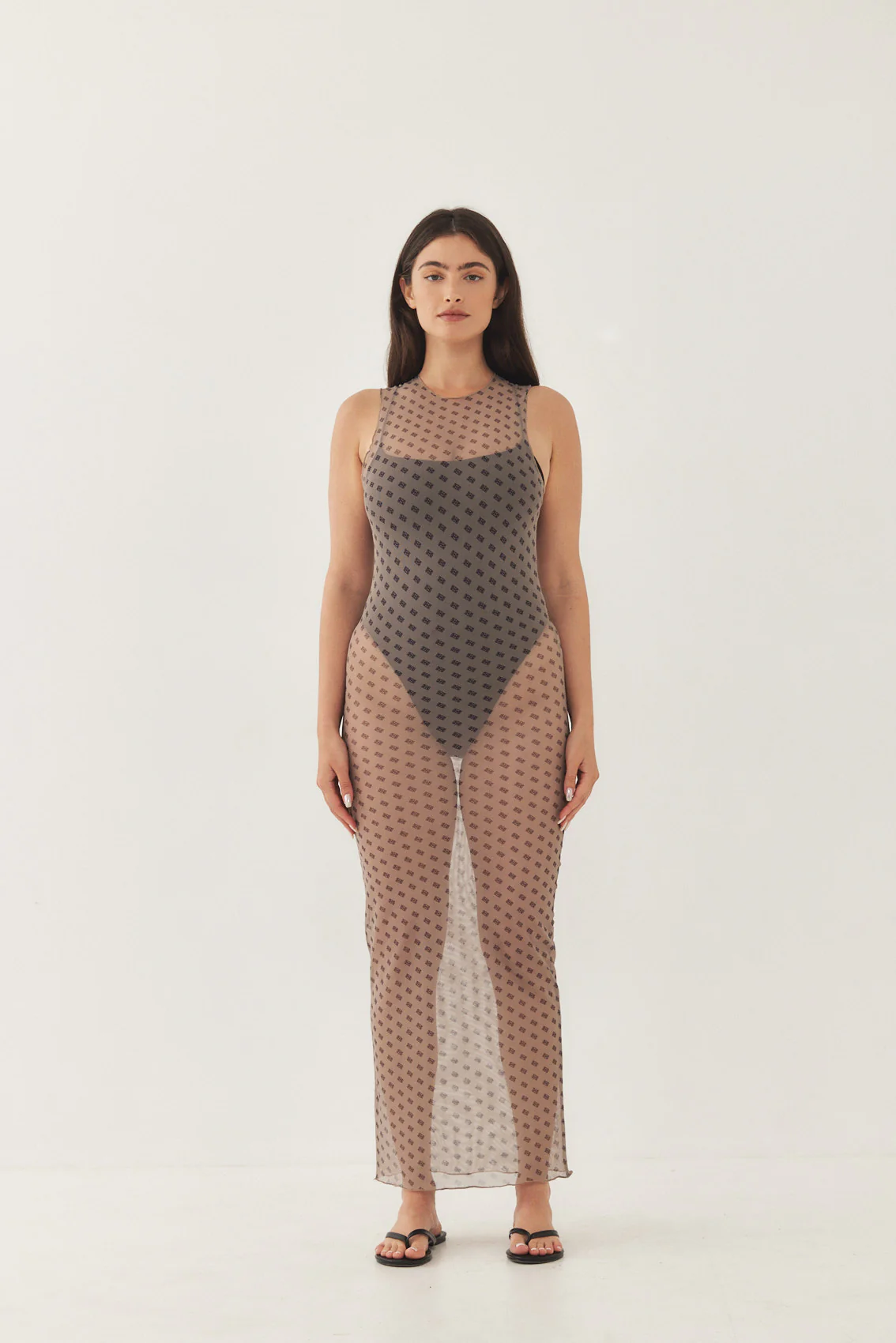 DR Logo Mesh Muscle T Dress - Image 9