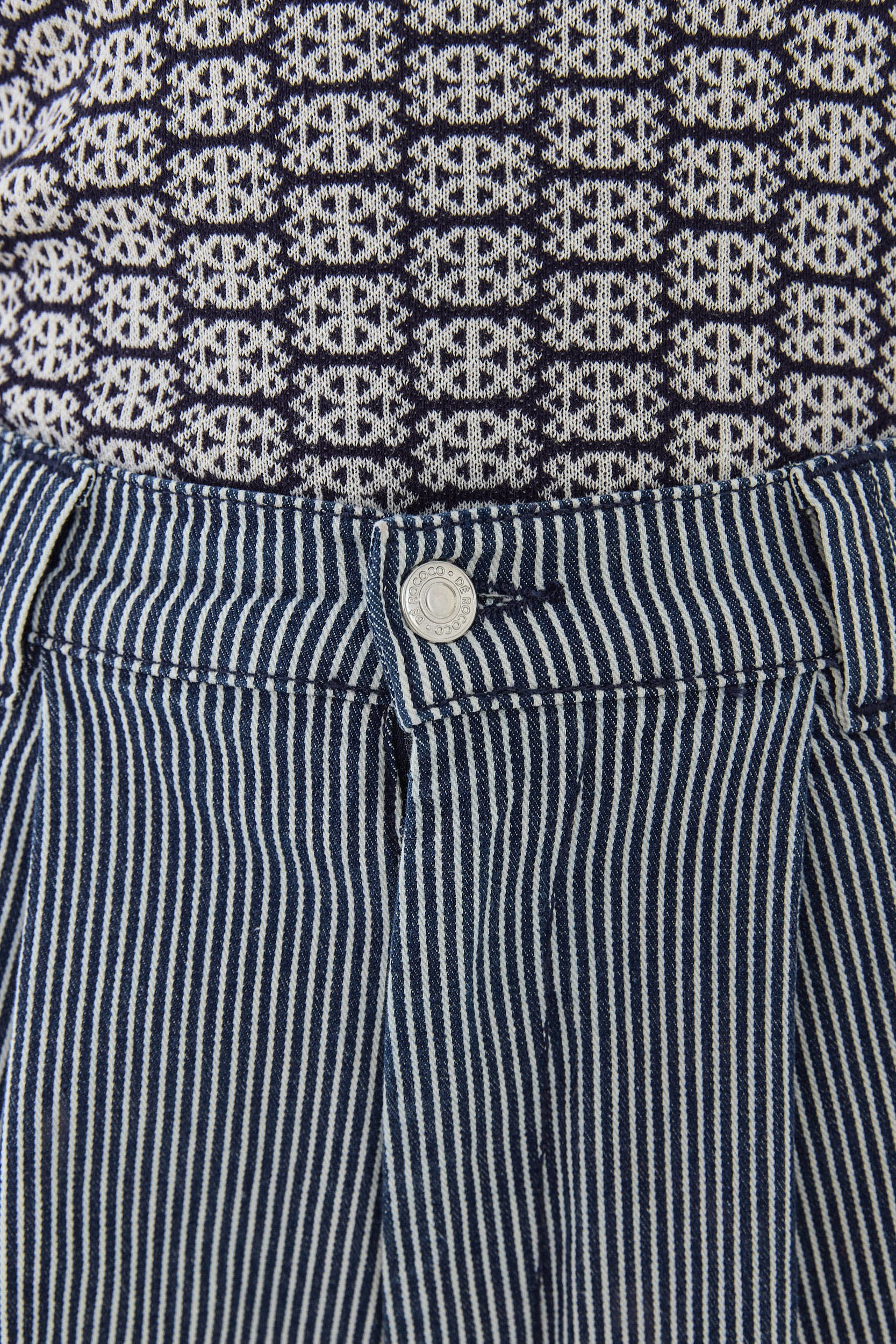 Drill Cotton Wide Leg Pants - Image 6