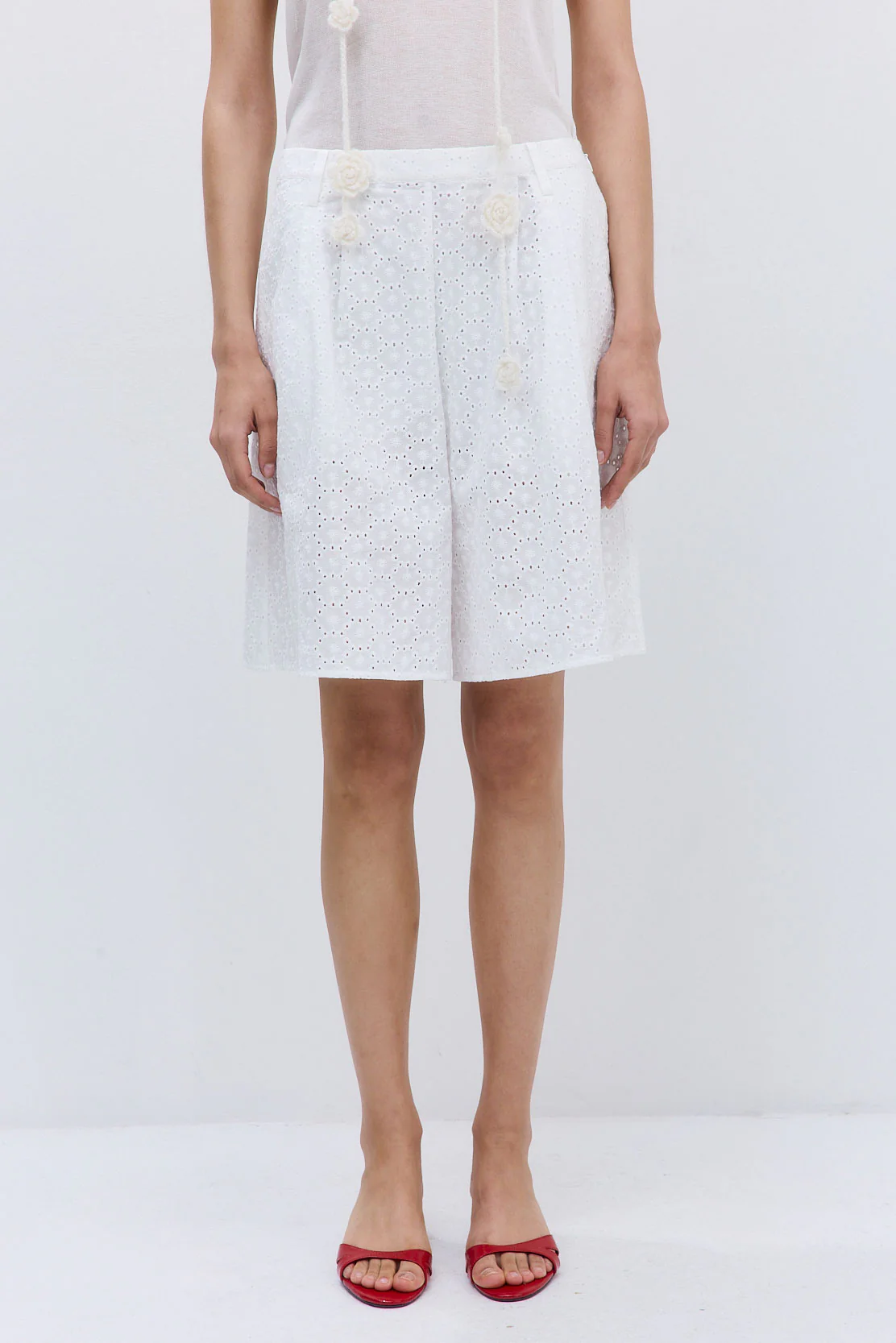 Embroidered Bermuda Shorts - Image 2