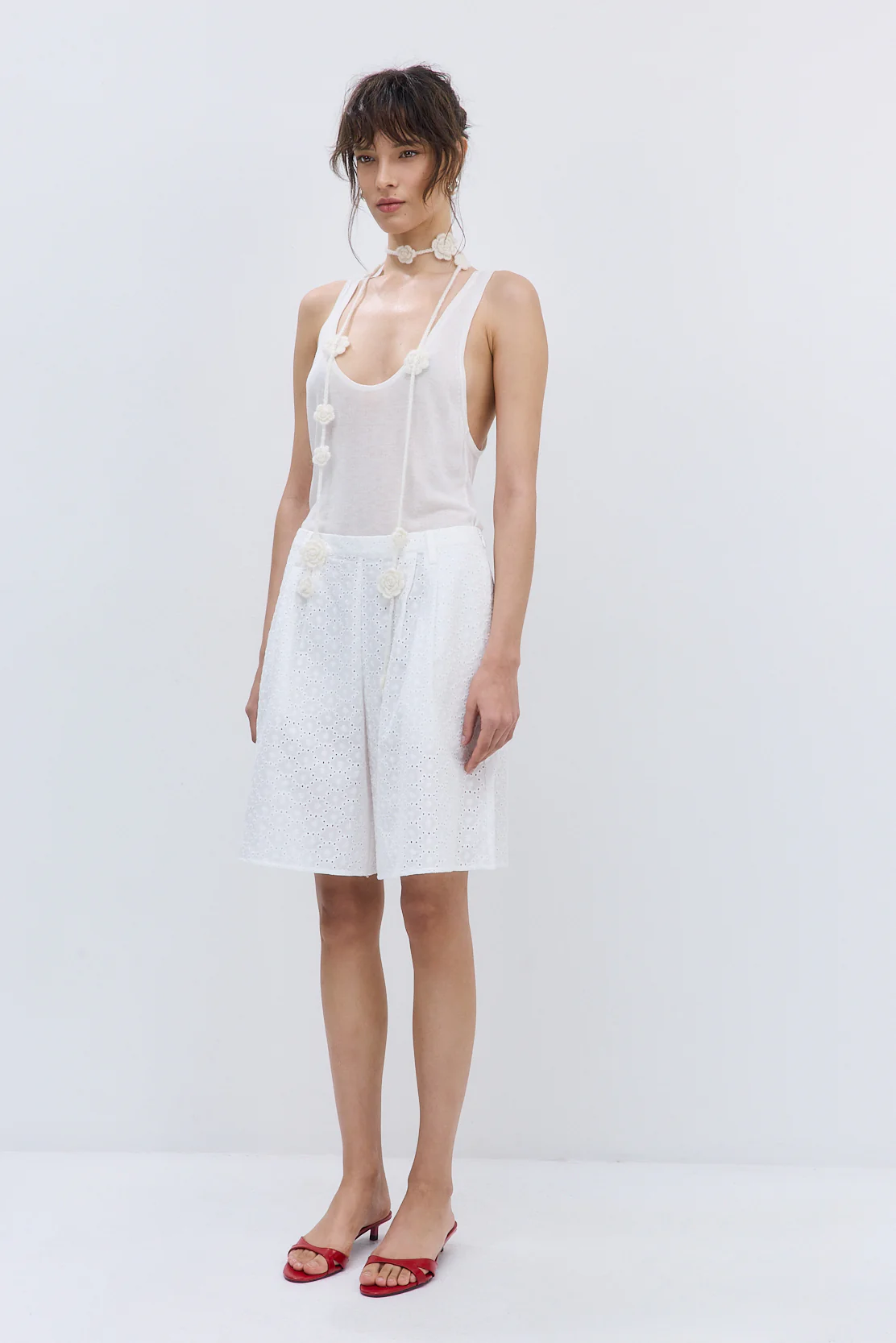 Embroidered Bermuda Shorts - Image 4