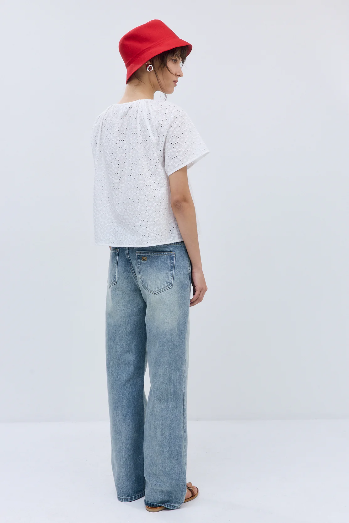 Embroidered Tie Top - Image 5
