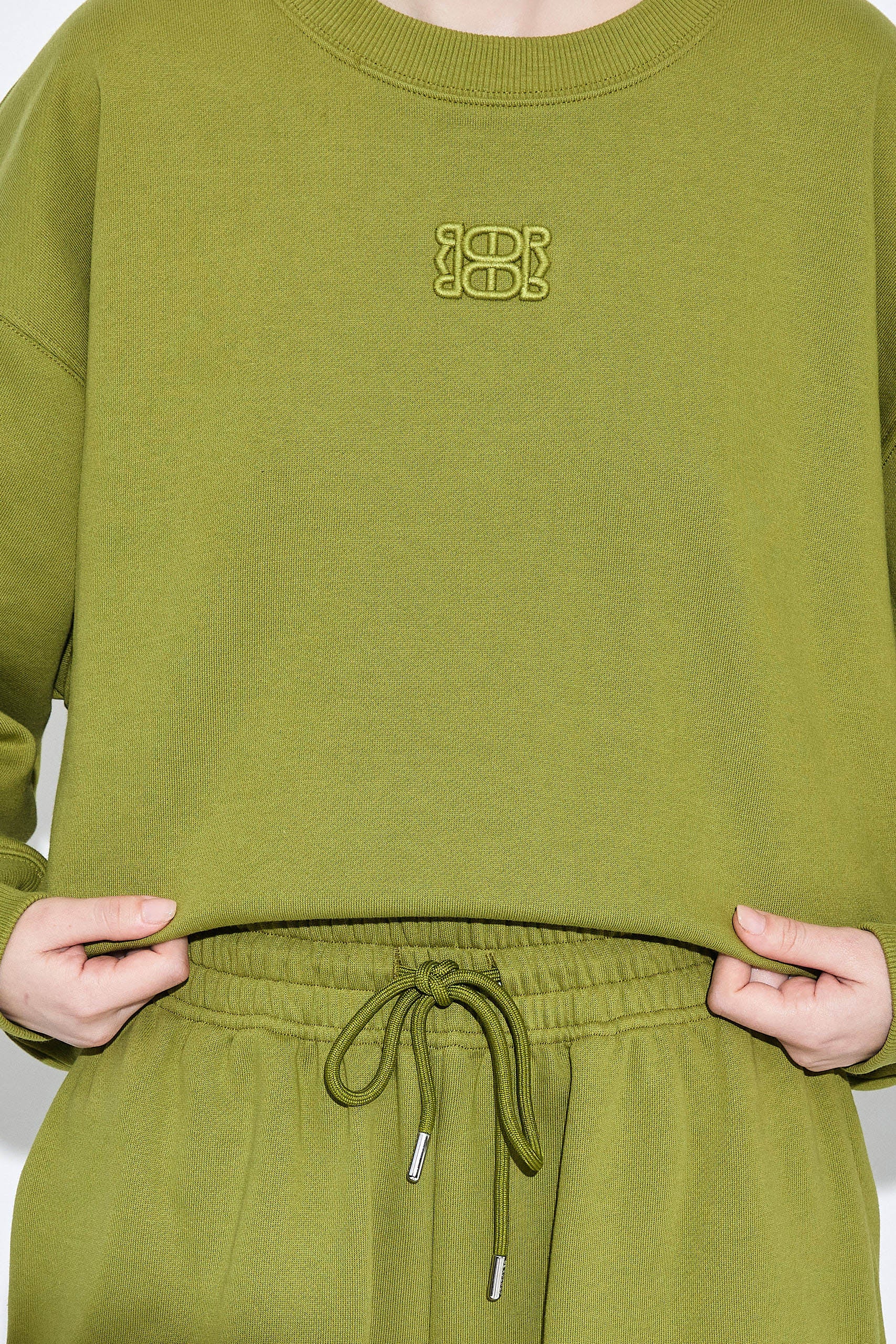 Embroidered Fleece Jogger - Image 8