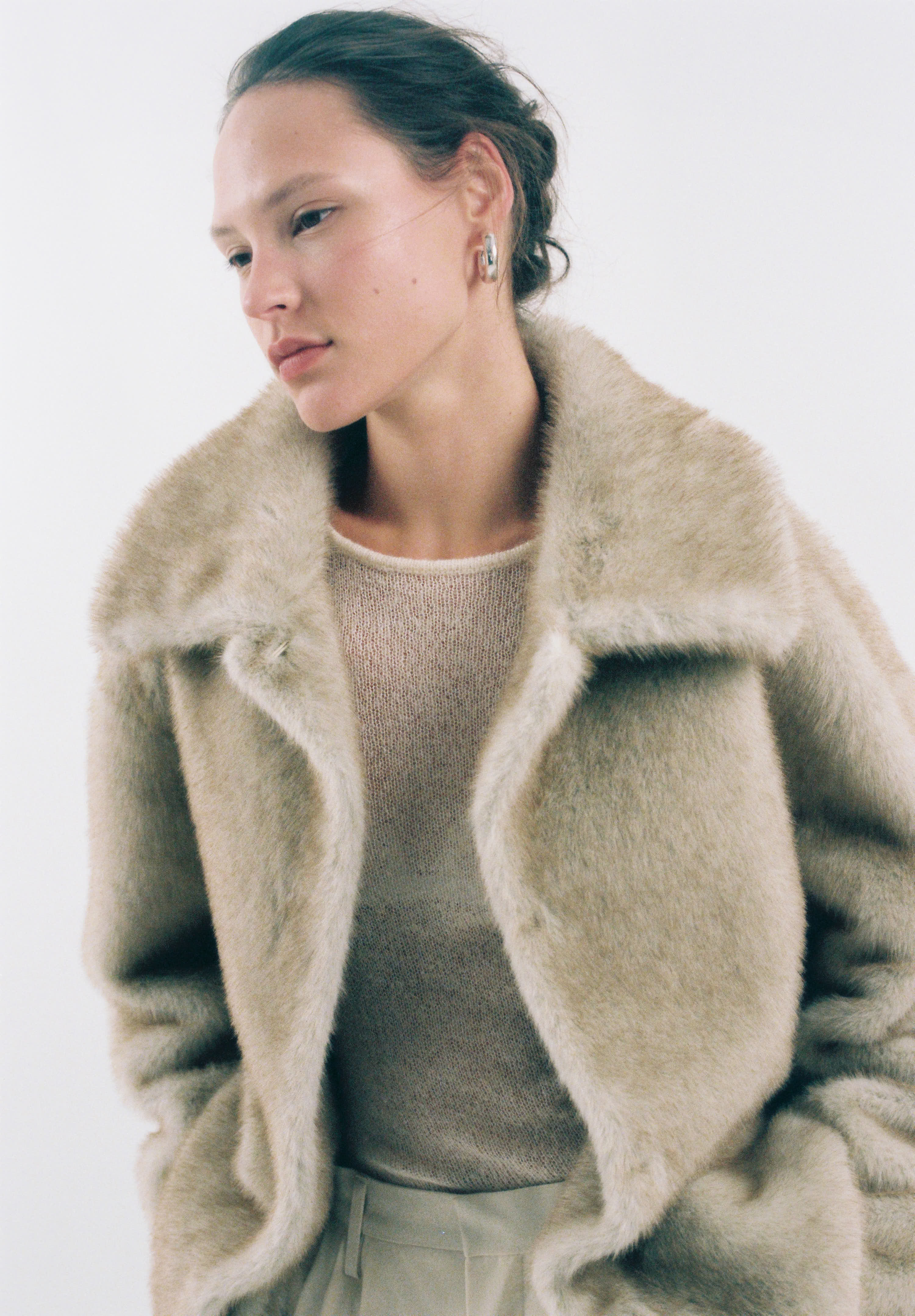 Faux Fur Coat - Image 3