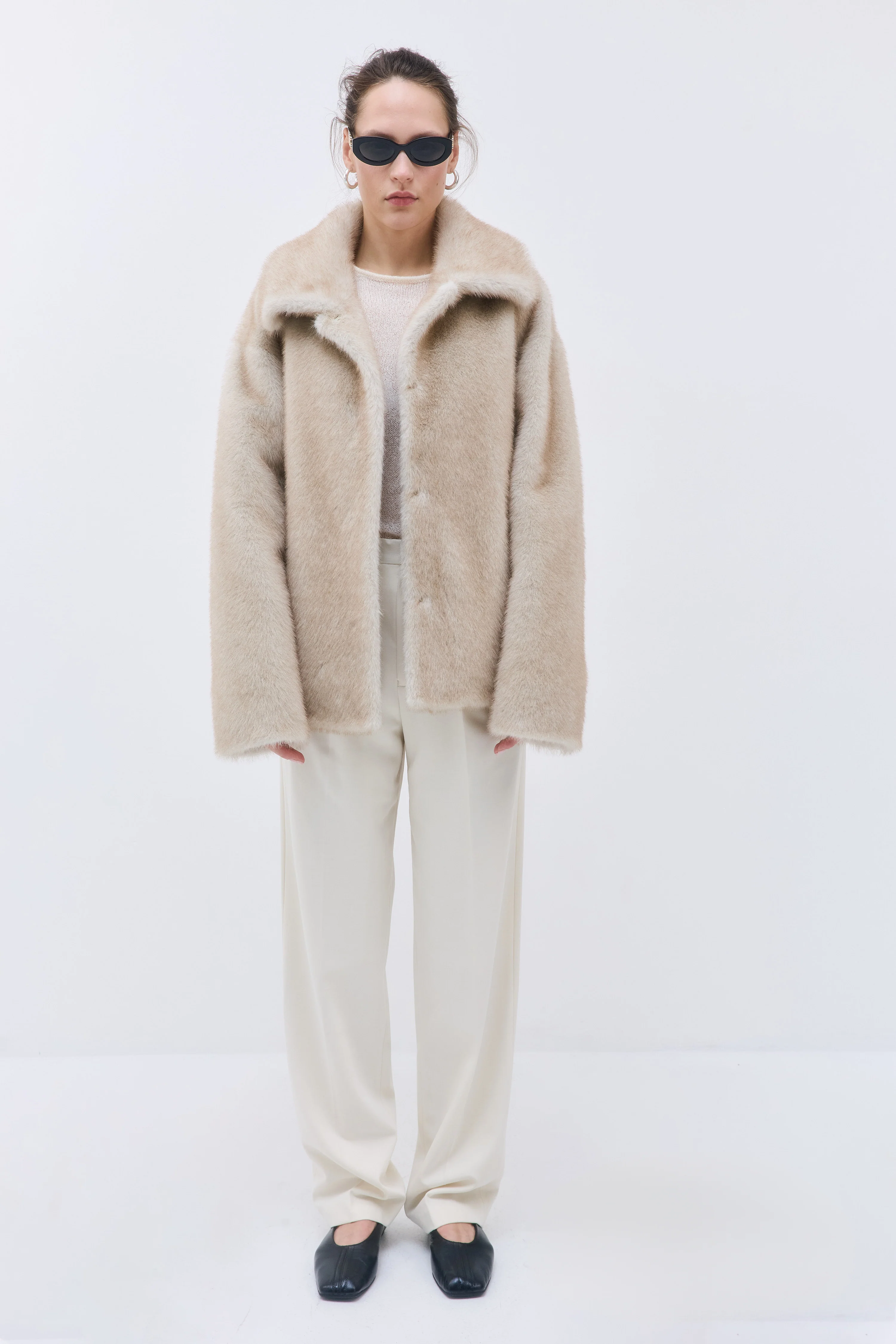 Faux Fur Coat - Image 4