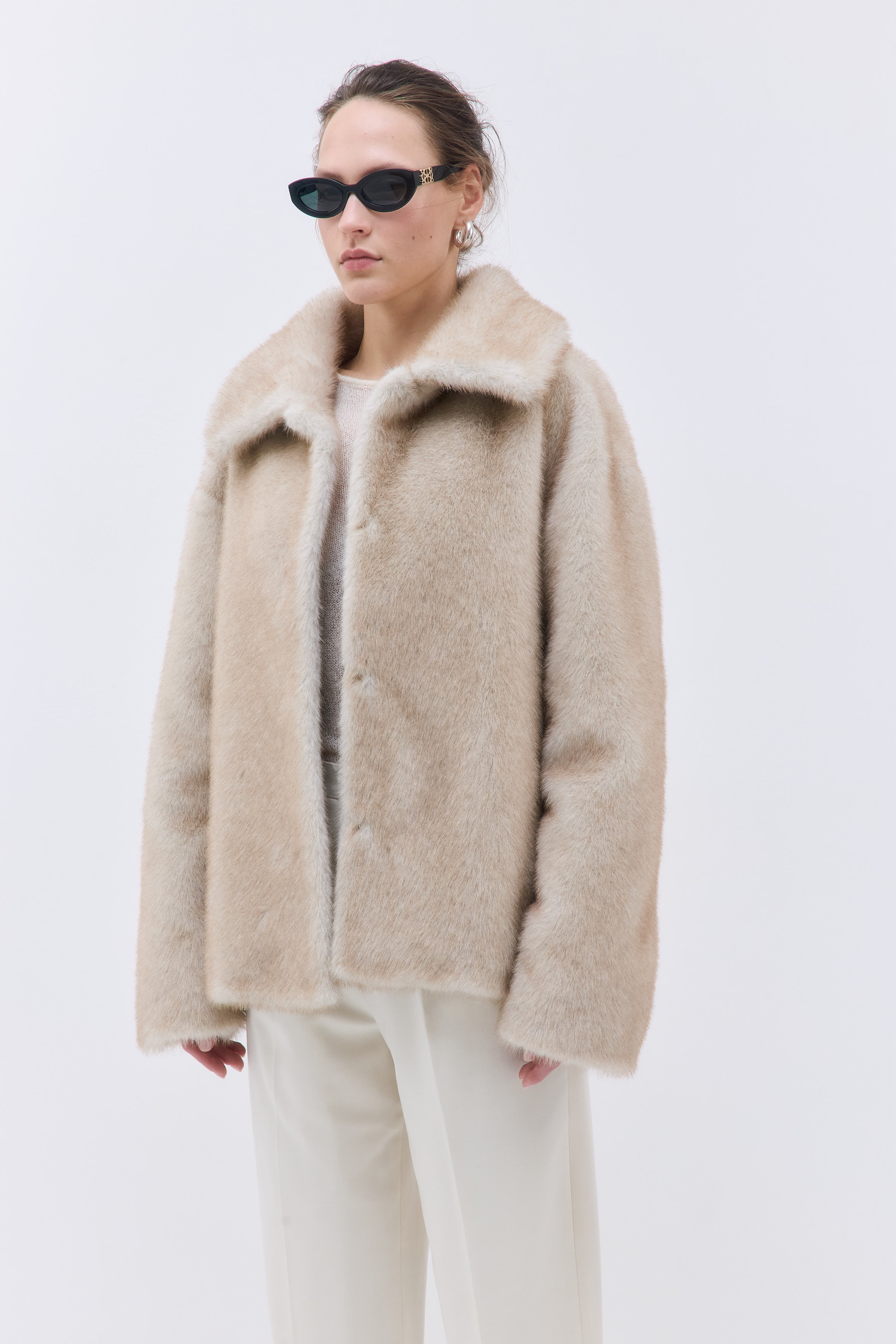 Faux Fur Coat - Image 7