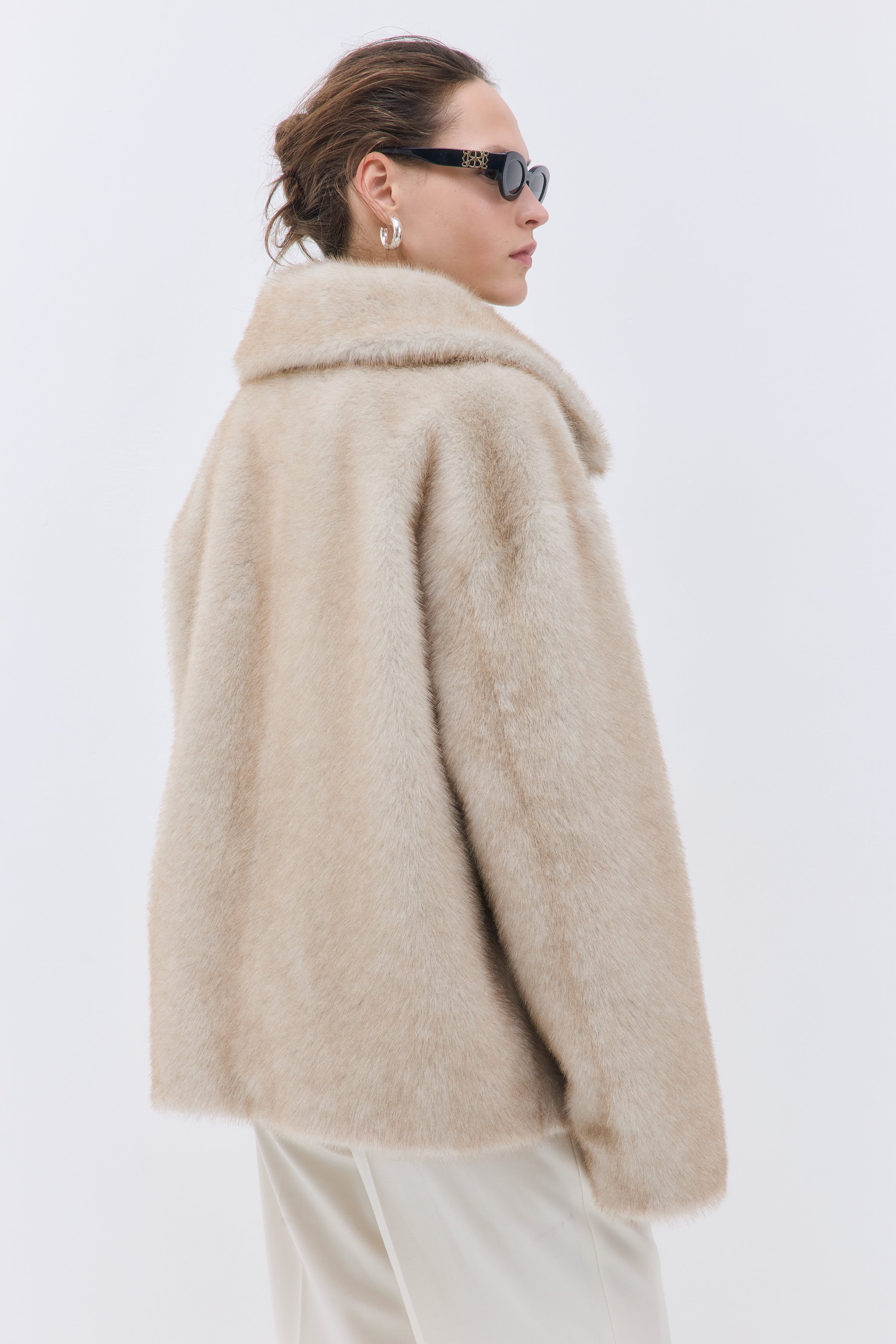 Faux Fur Coat - Image 8