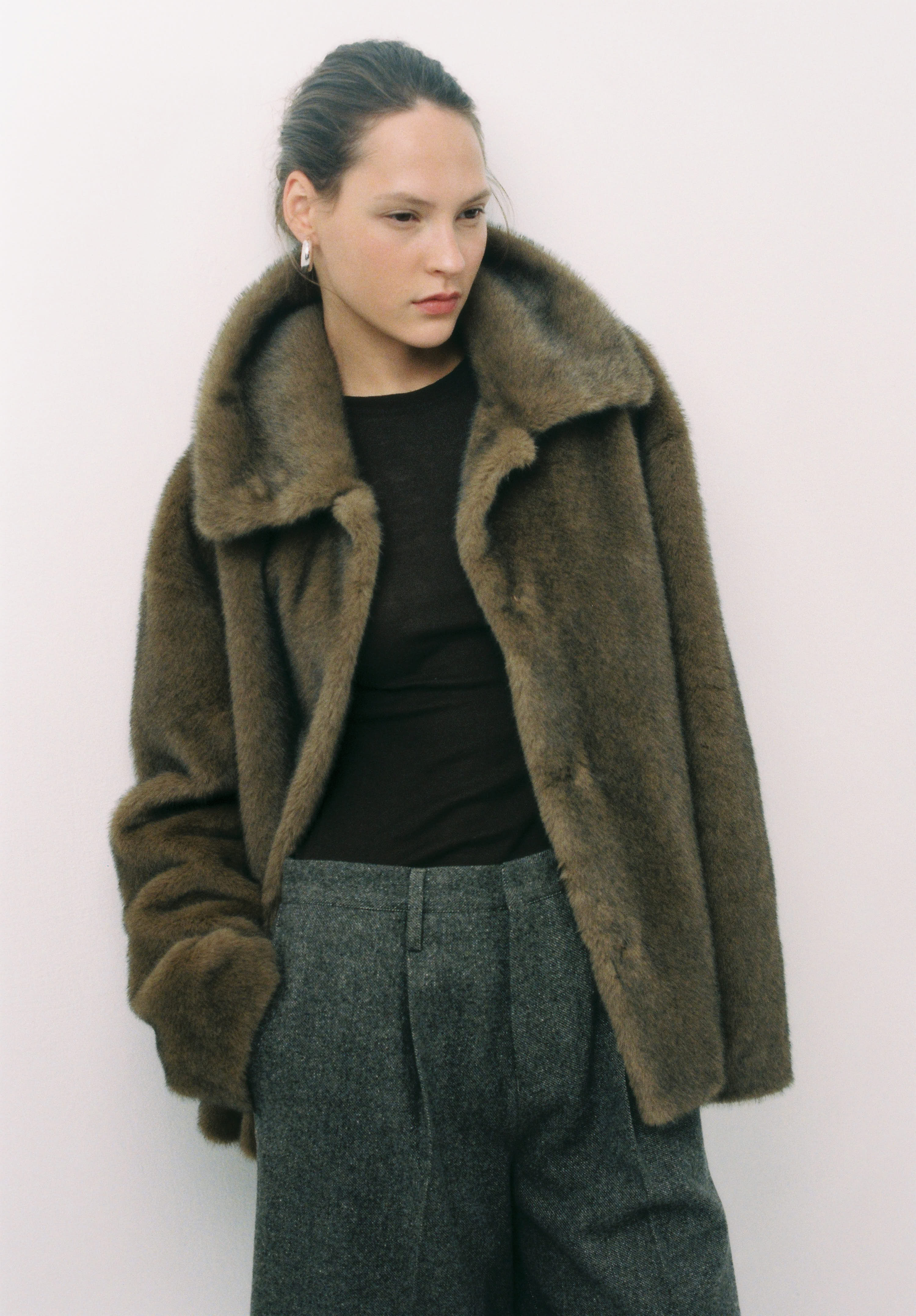 Faux Fur Coat