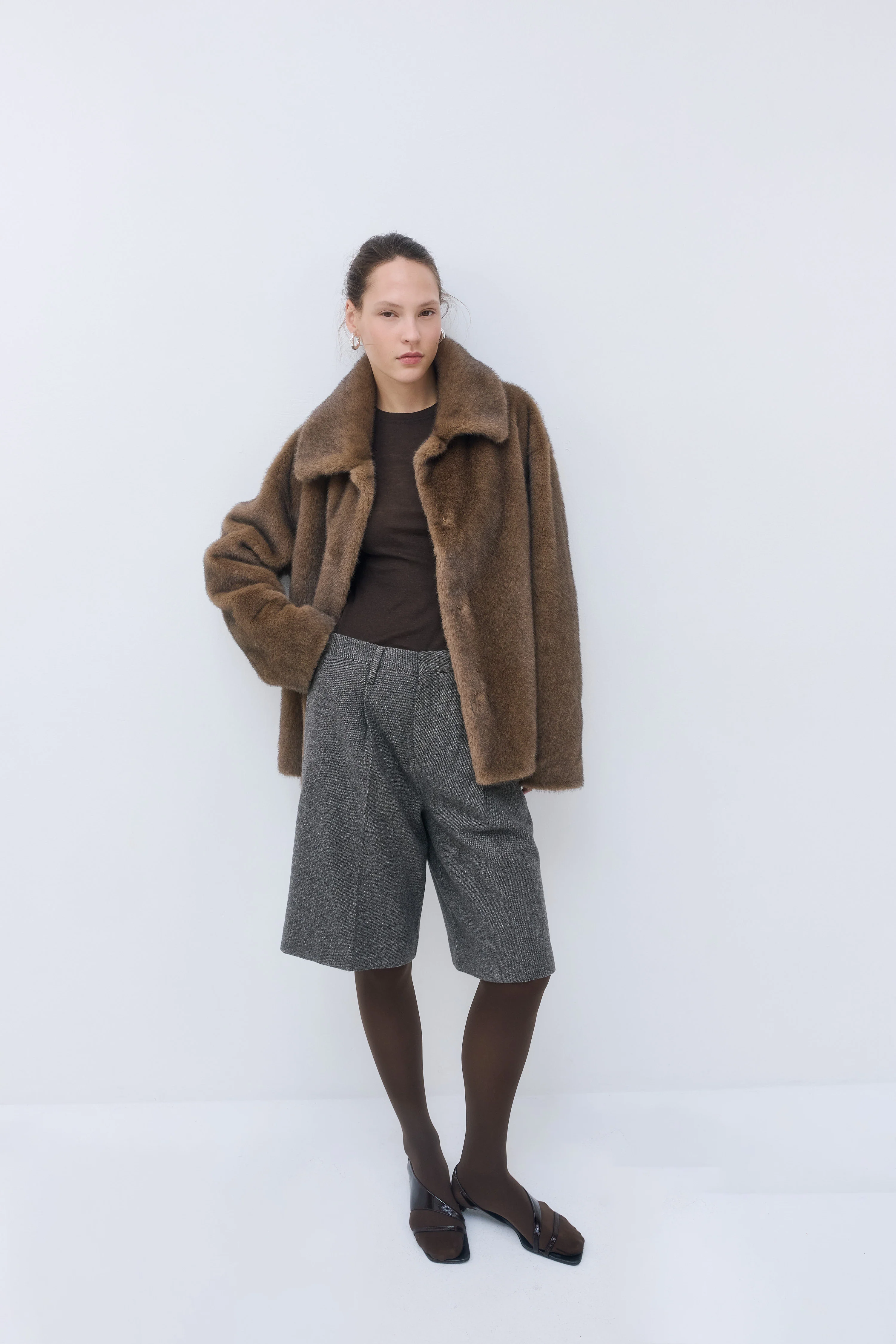 Faux Fur Coat - Image 3