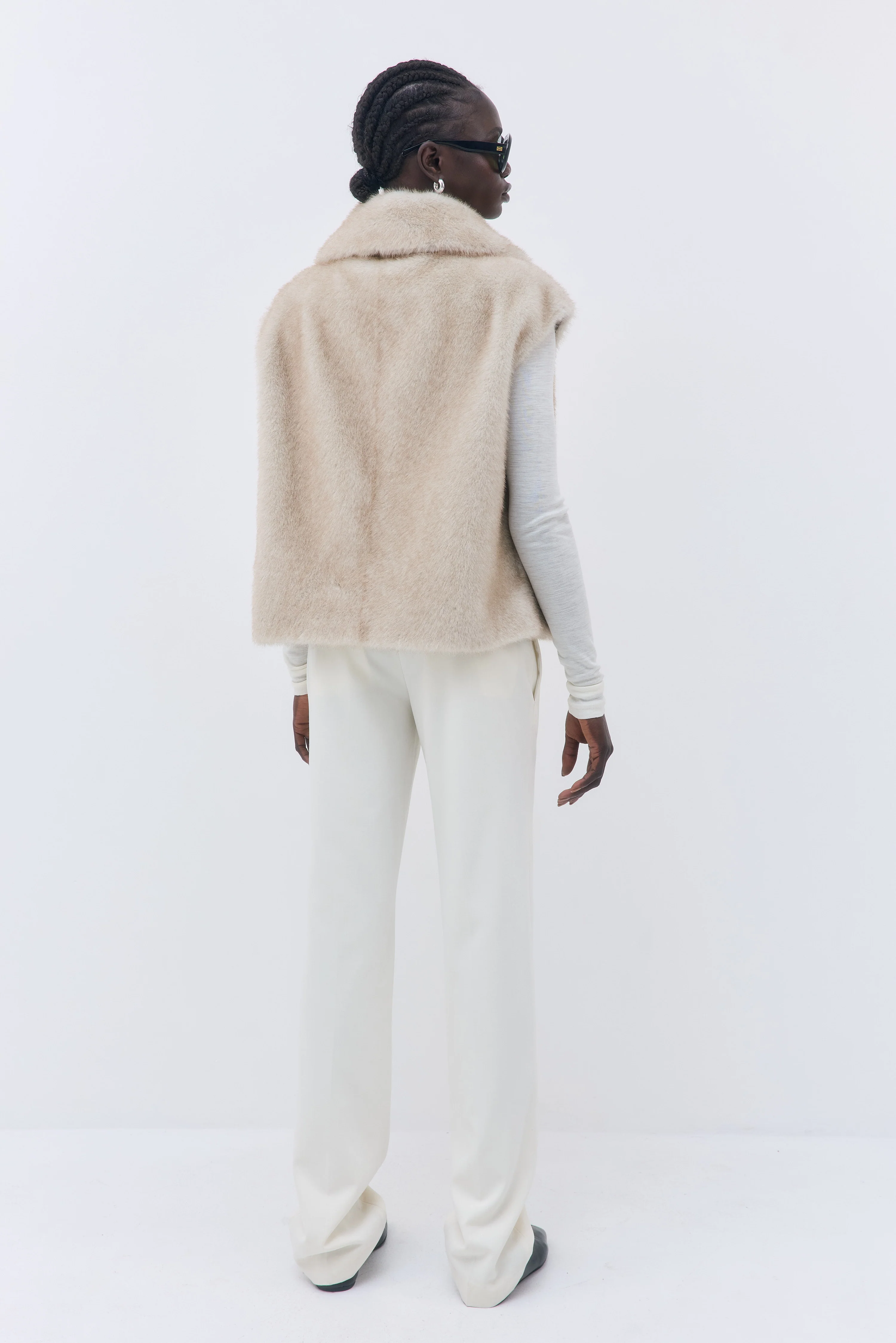 Faux Fur Vest - Image 6