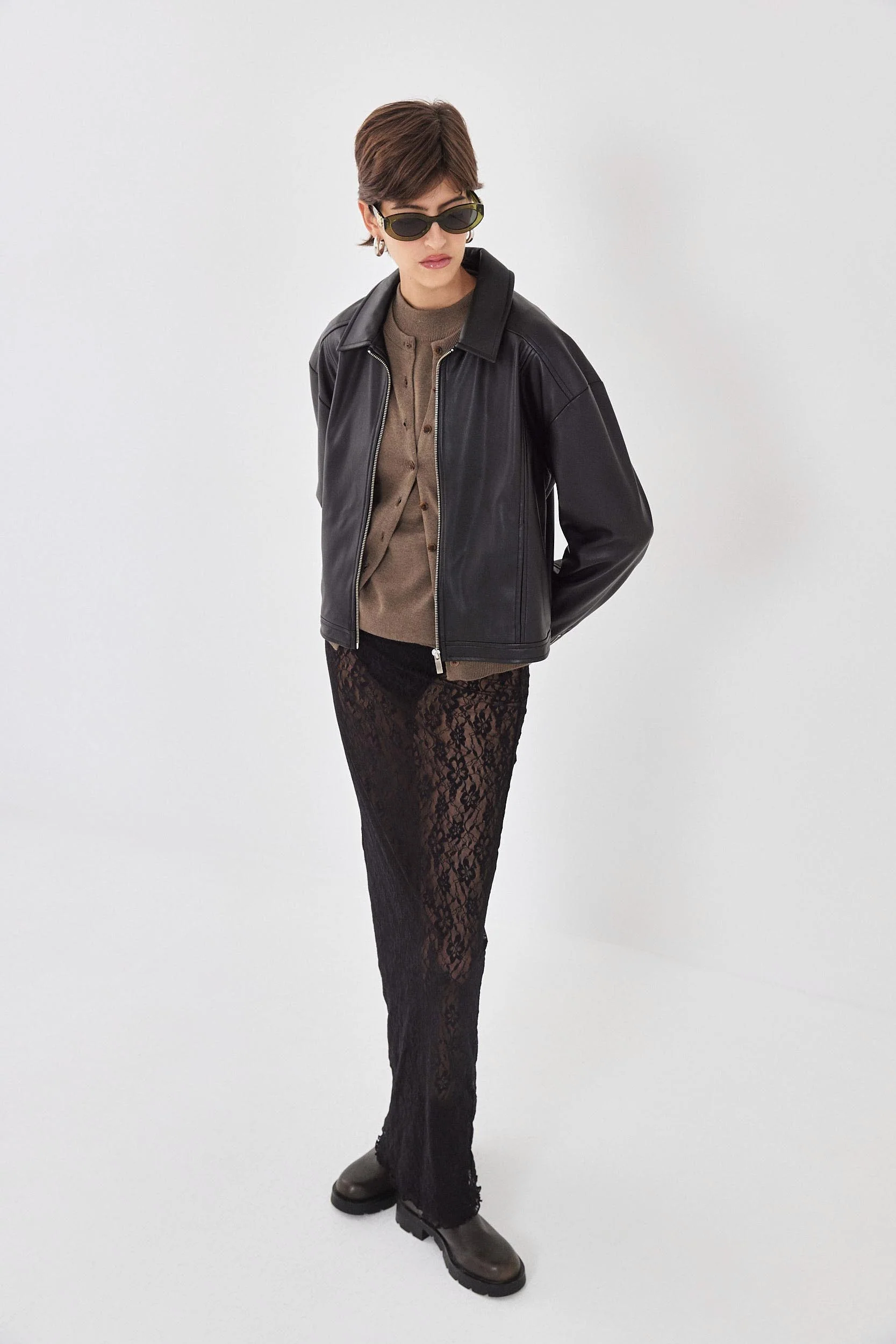 Vegan Leather Jacket - Image 3