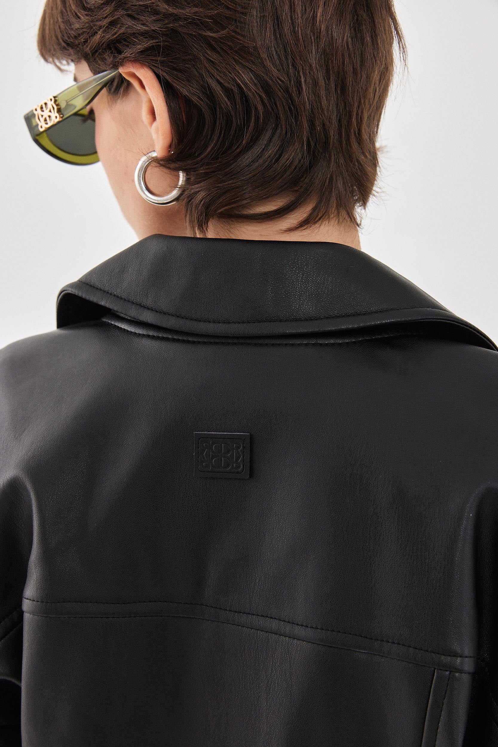 Vegan Leather Jacket - Image 9