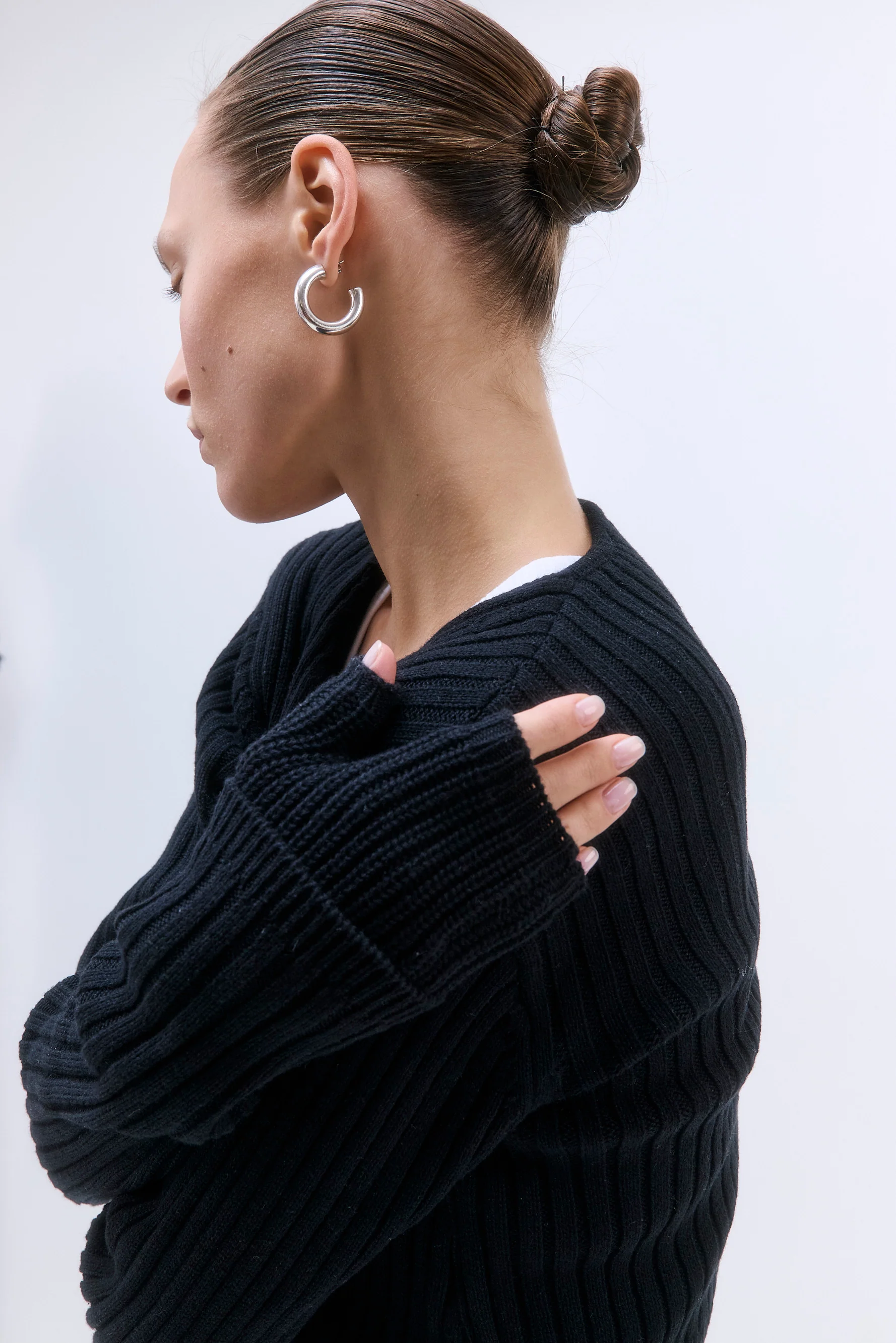 Fingerless Knit Gloves - Image 3