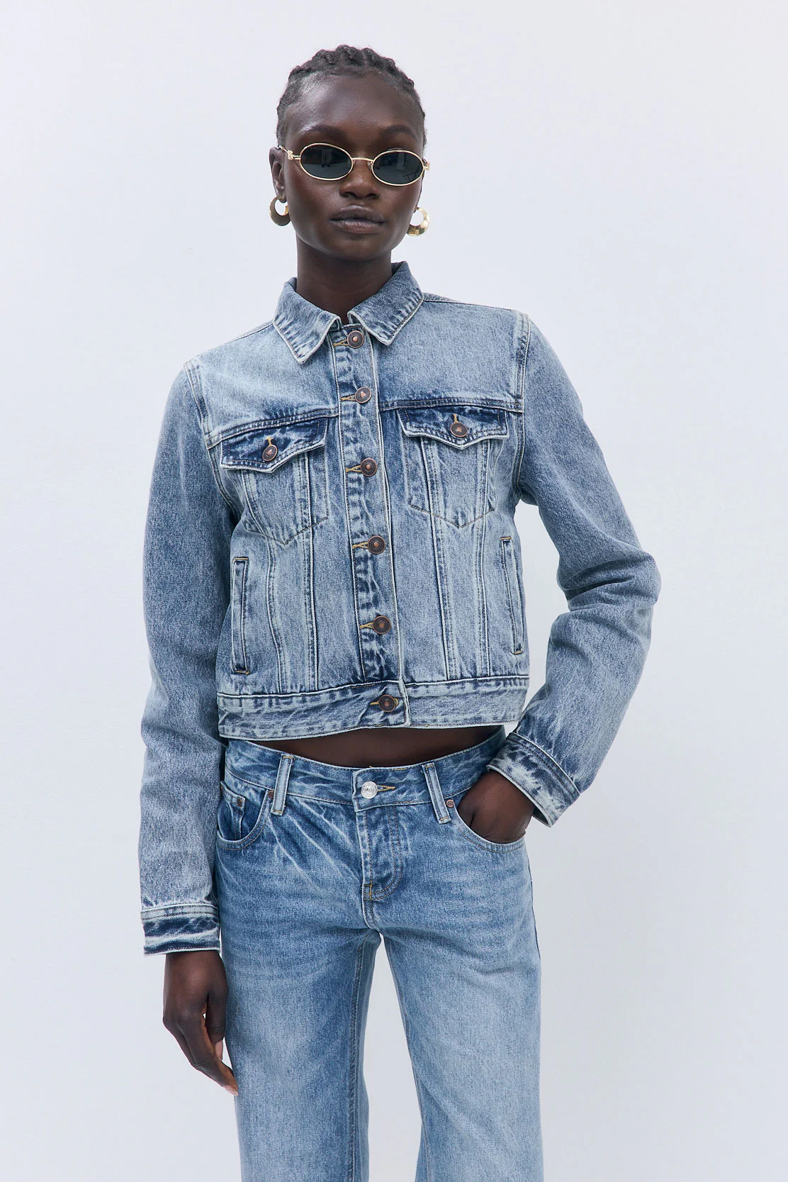 Fitted Denim Jacket