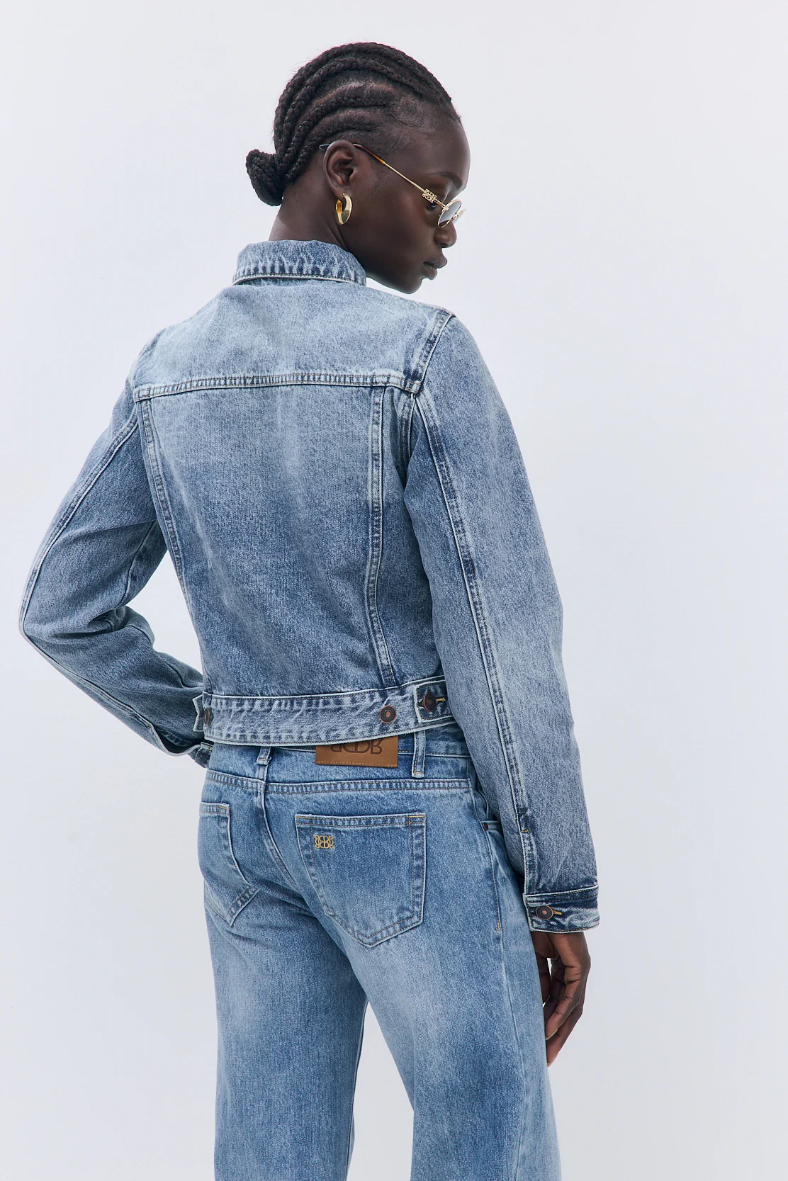 Fitted Denim Jacket - Image 5
