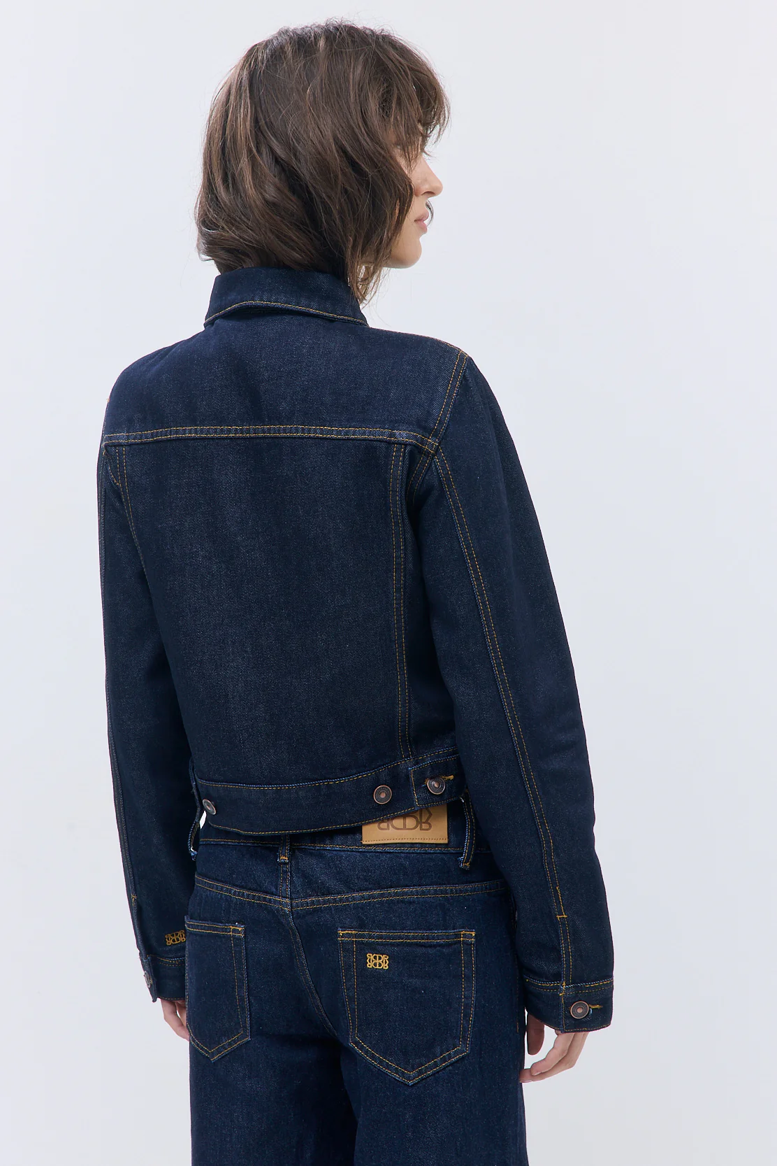 Fitted Denim Jacket - Image 5