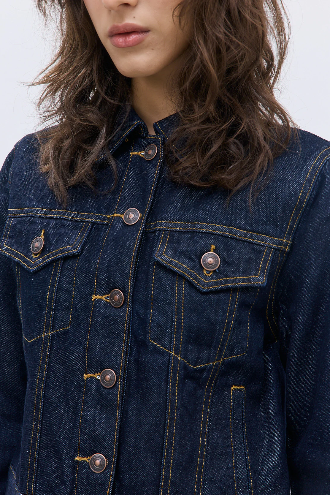 Fitted Denim Jacket - Image 6