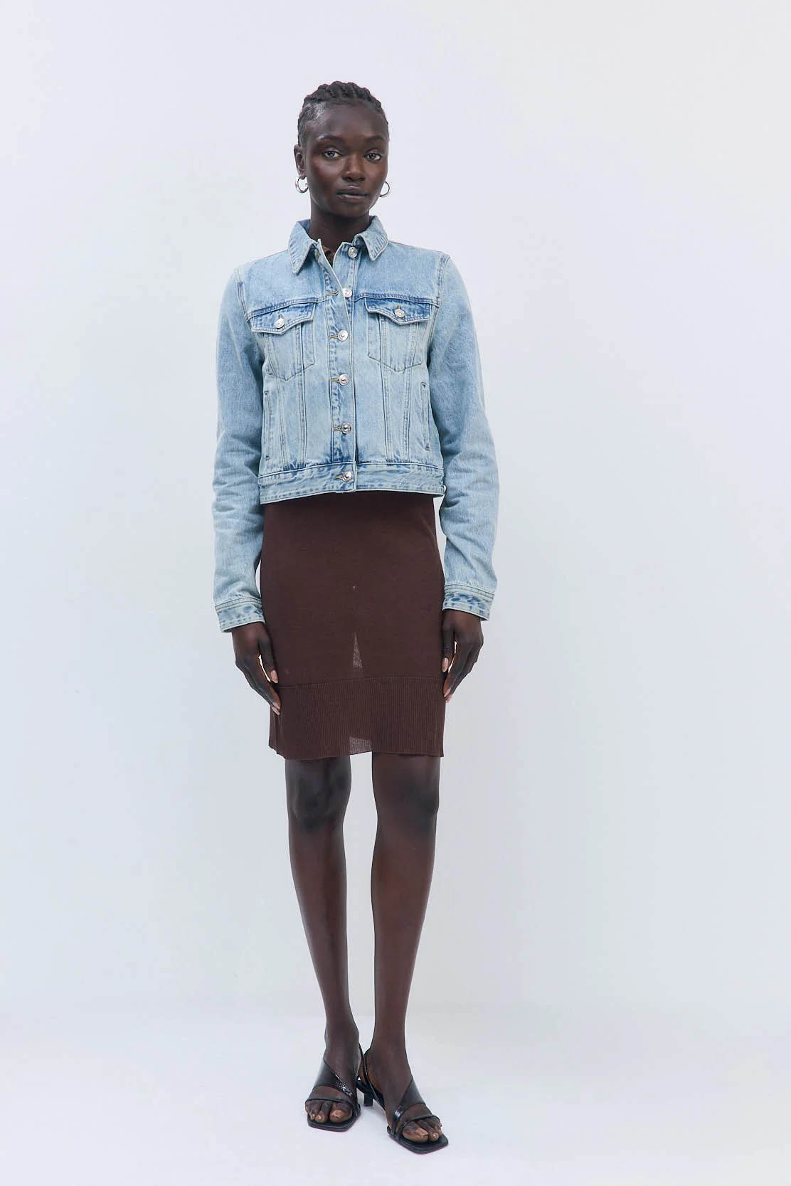 Fitted Denim Jacket - Image 2