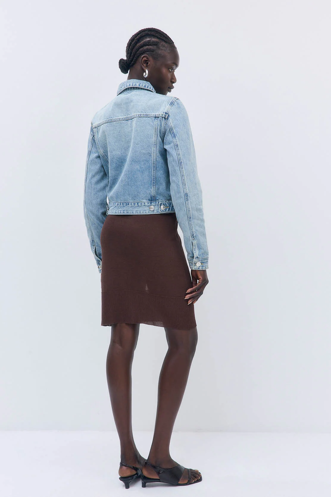 Fitted Denim Jacket - Image 5
