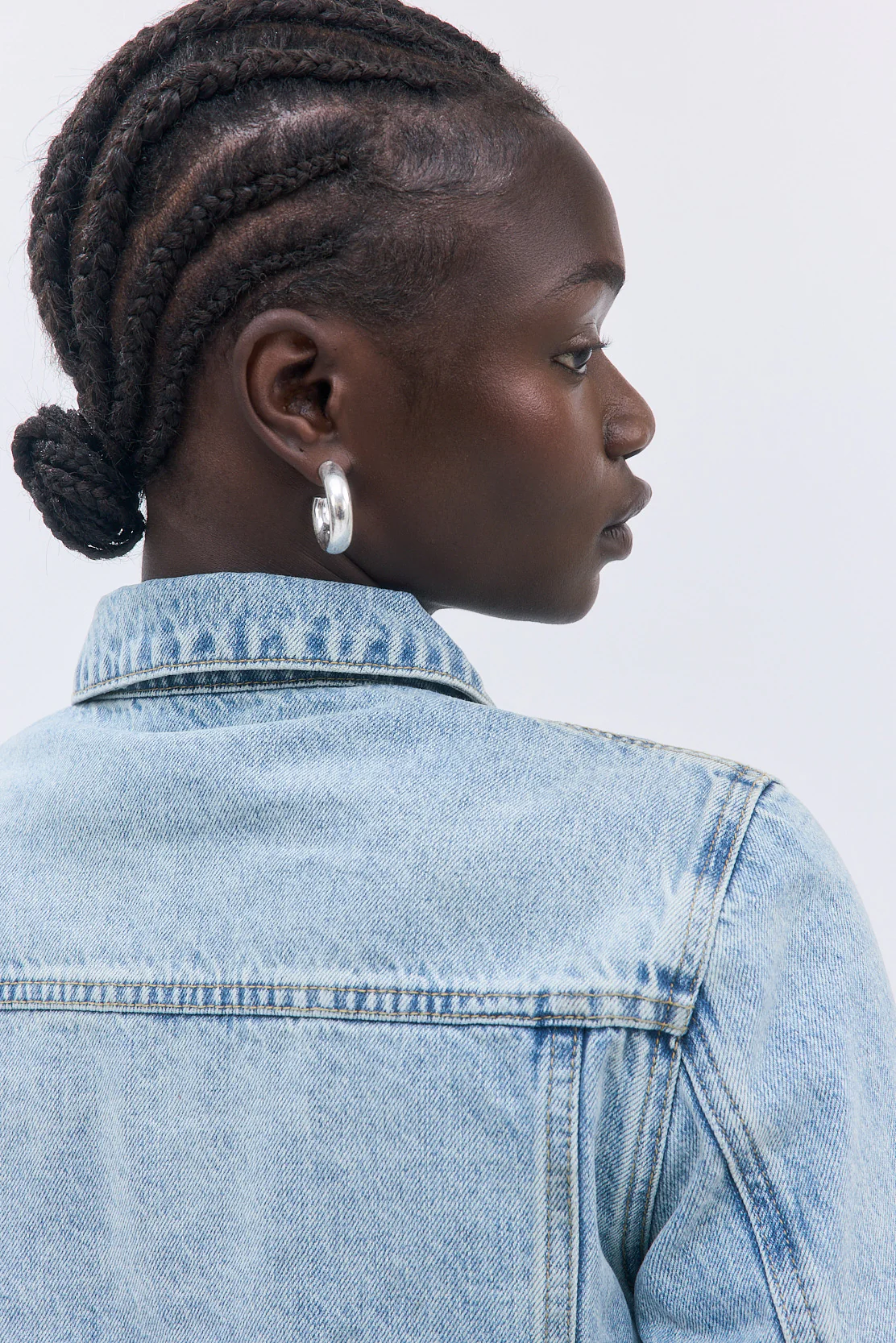 Fitted Denim Jacket - Image 6