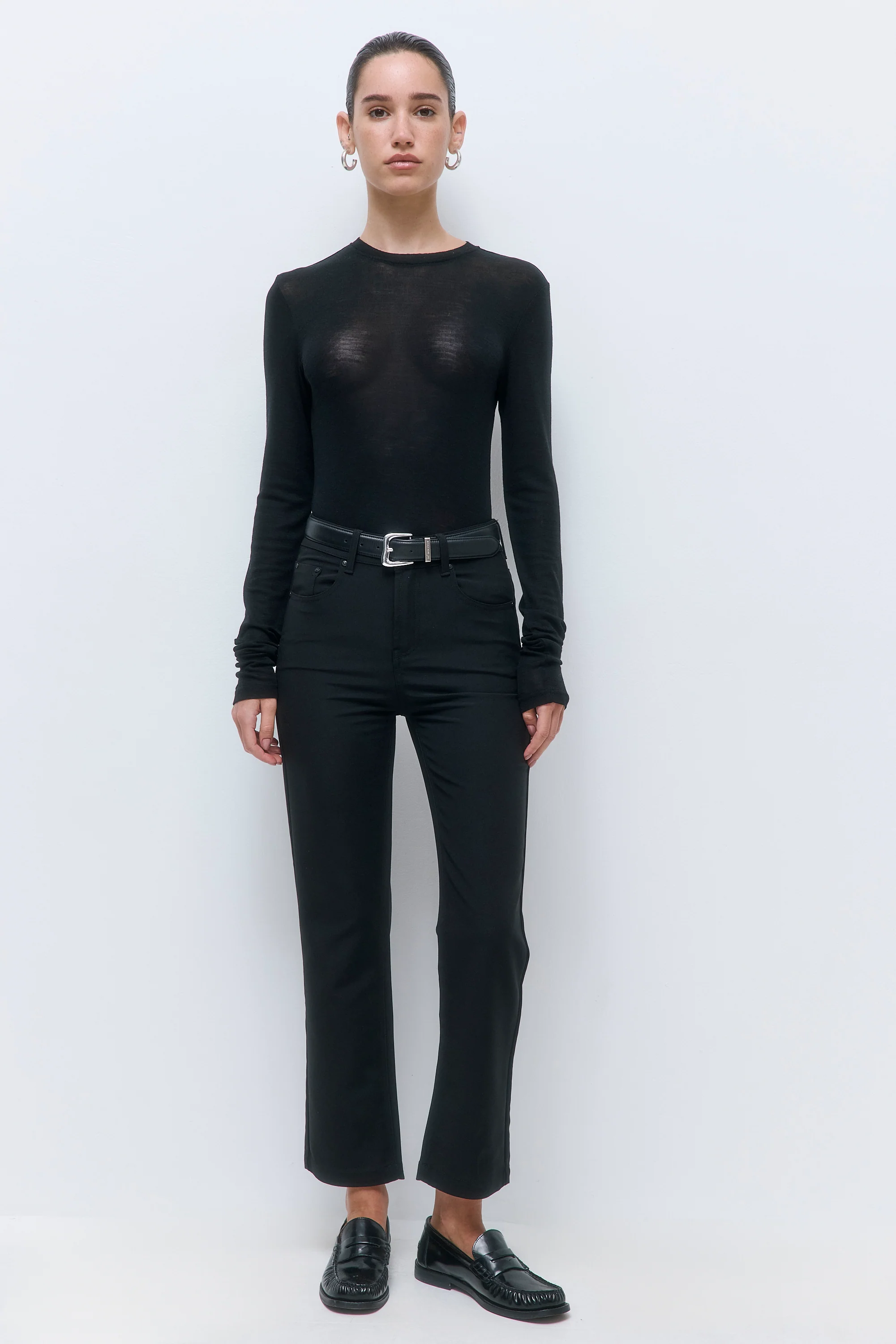 Fitted Thin Wool Long Sleeve - Image 2