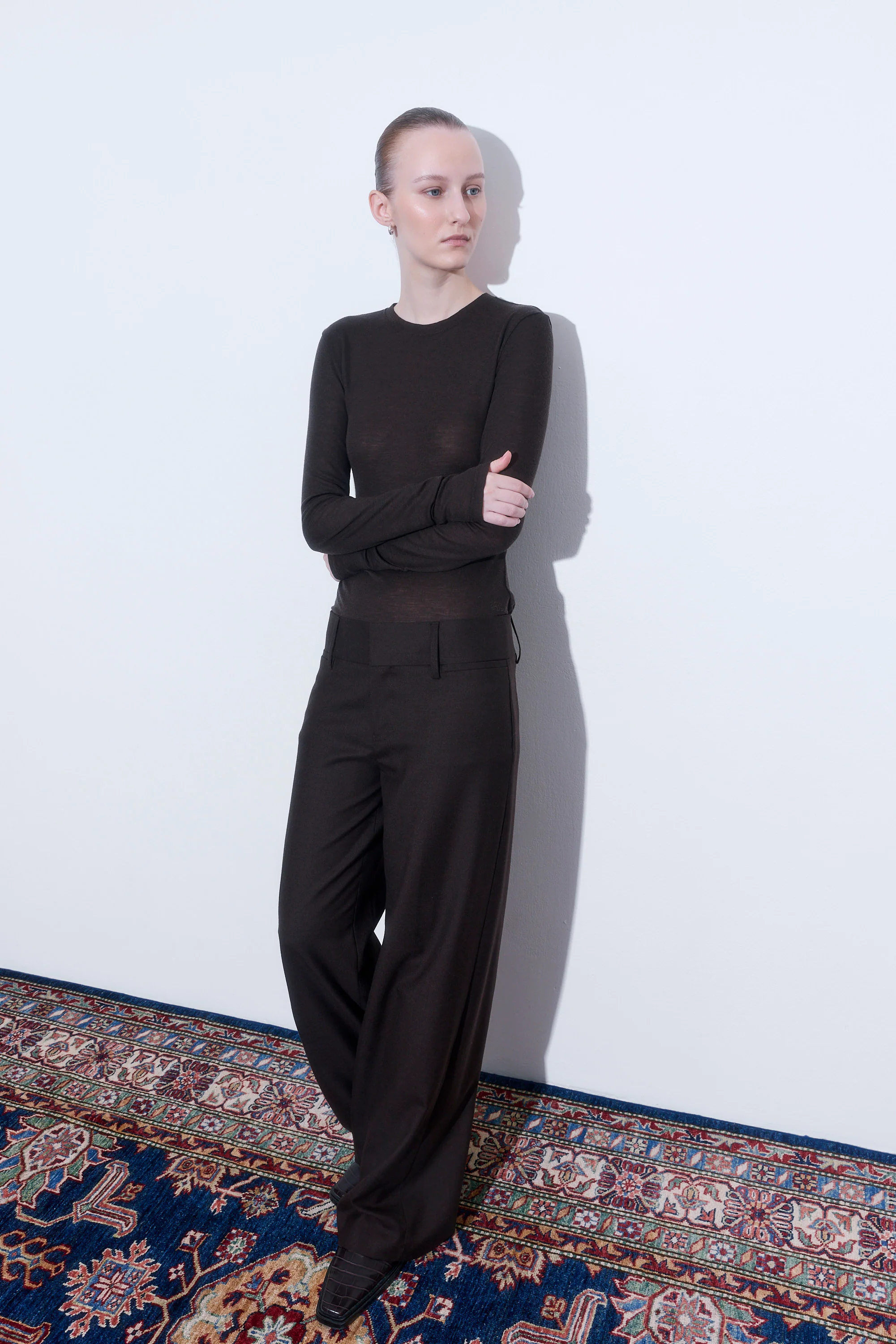 Fitted Thin Wool Long Sleeve - Image 3