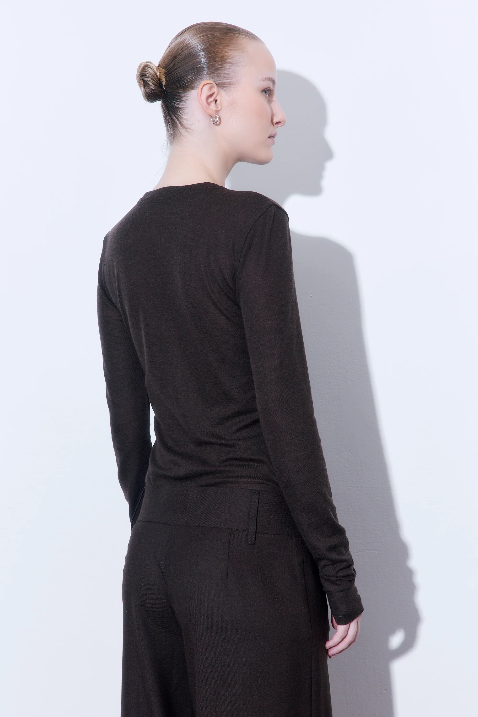 Fitted Thin Wool Long Sleeve - Image 5