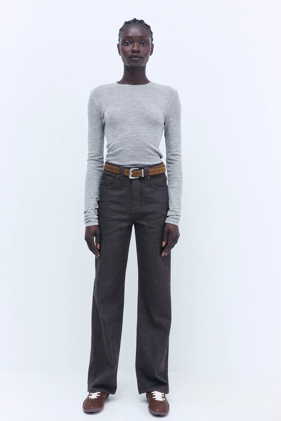 Fitted Thin Wool Long Sleeve - Image 2