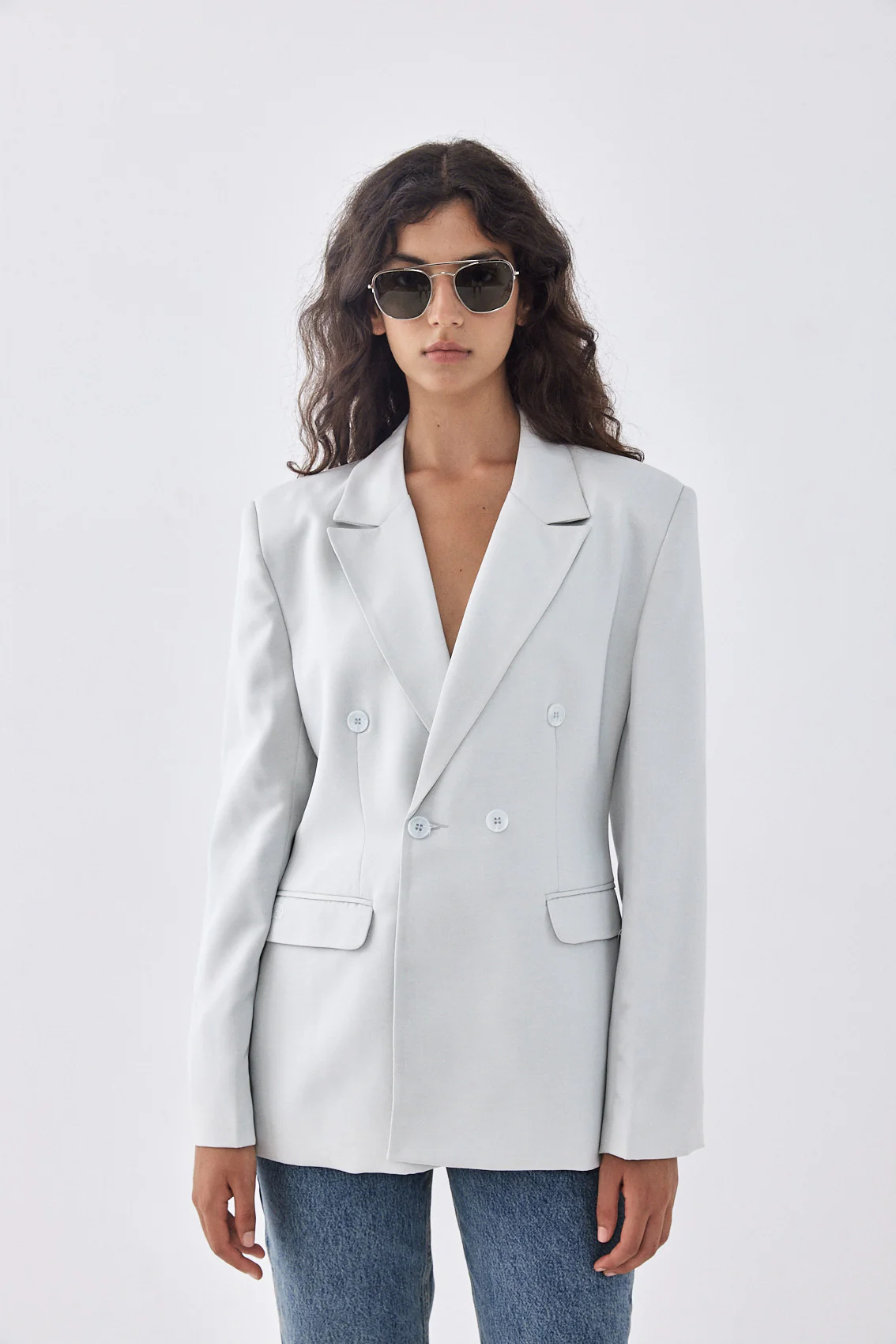 Fitted Waist Daddy Blazer