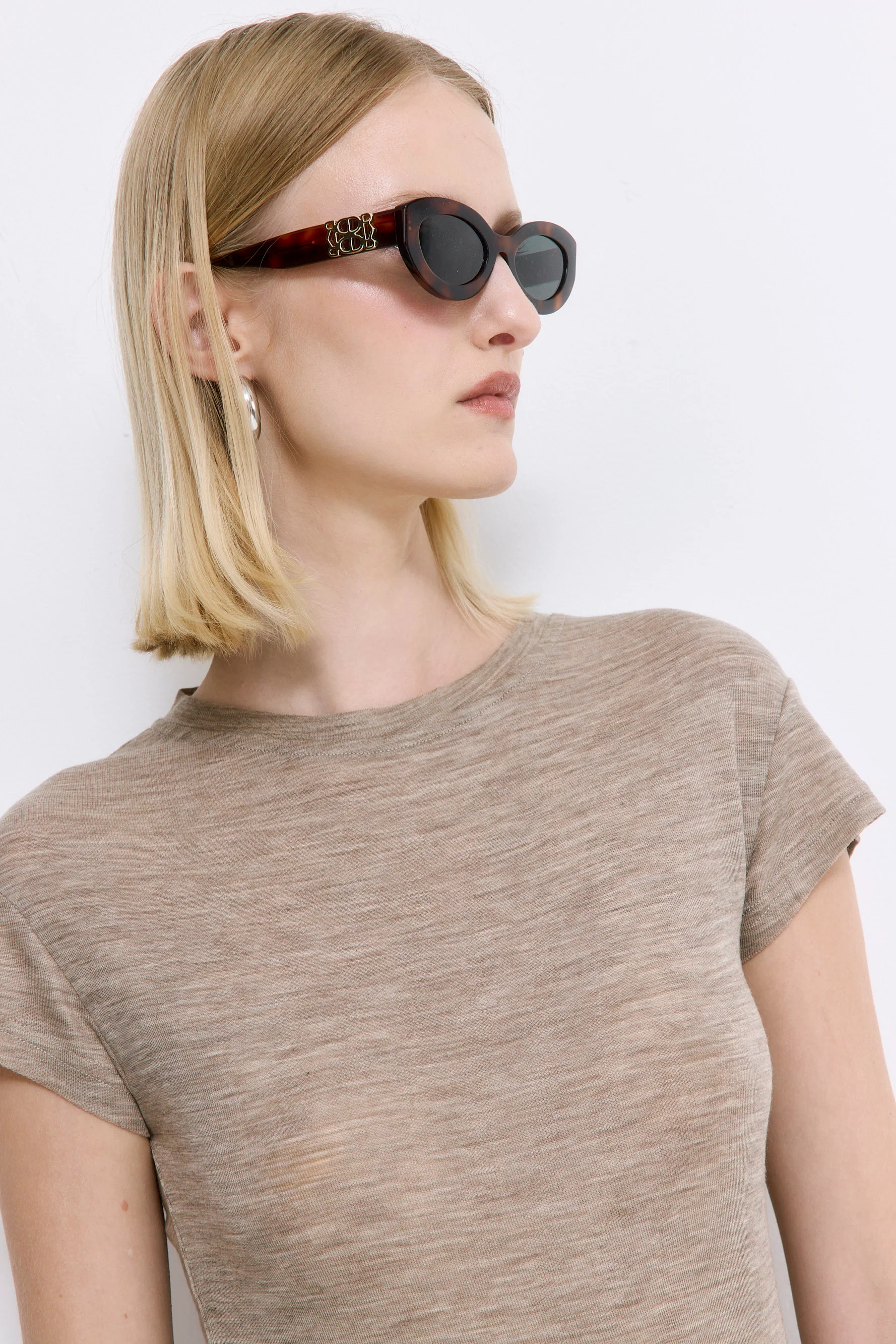 Fitted Wool Cup Tee - Image 6