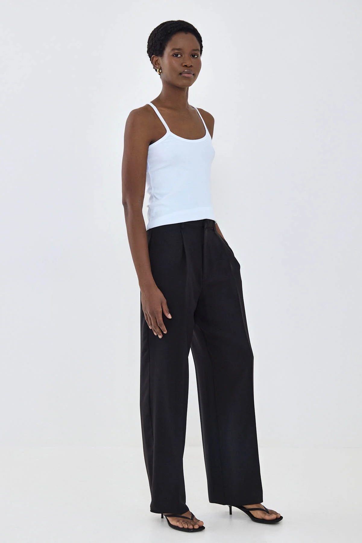 Flowy Tailored Pants - Image 4
