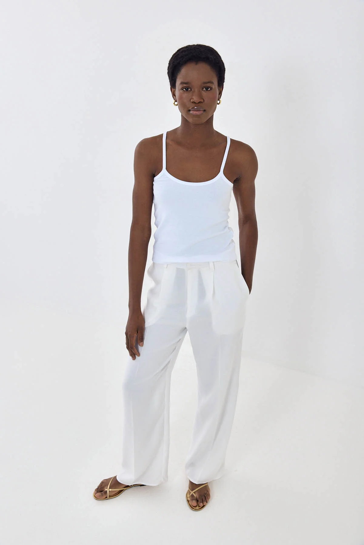Flowy Tailored Pants - Image 3
