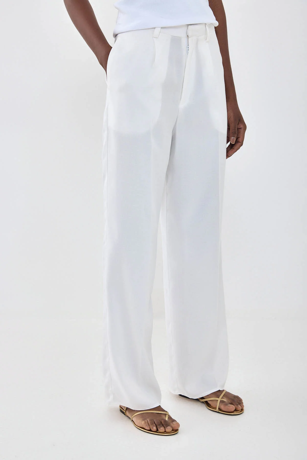 Flowy Tailored Pants - Image 6