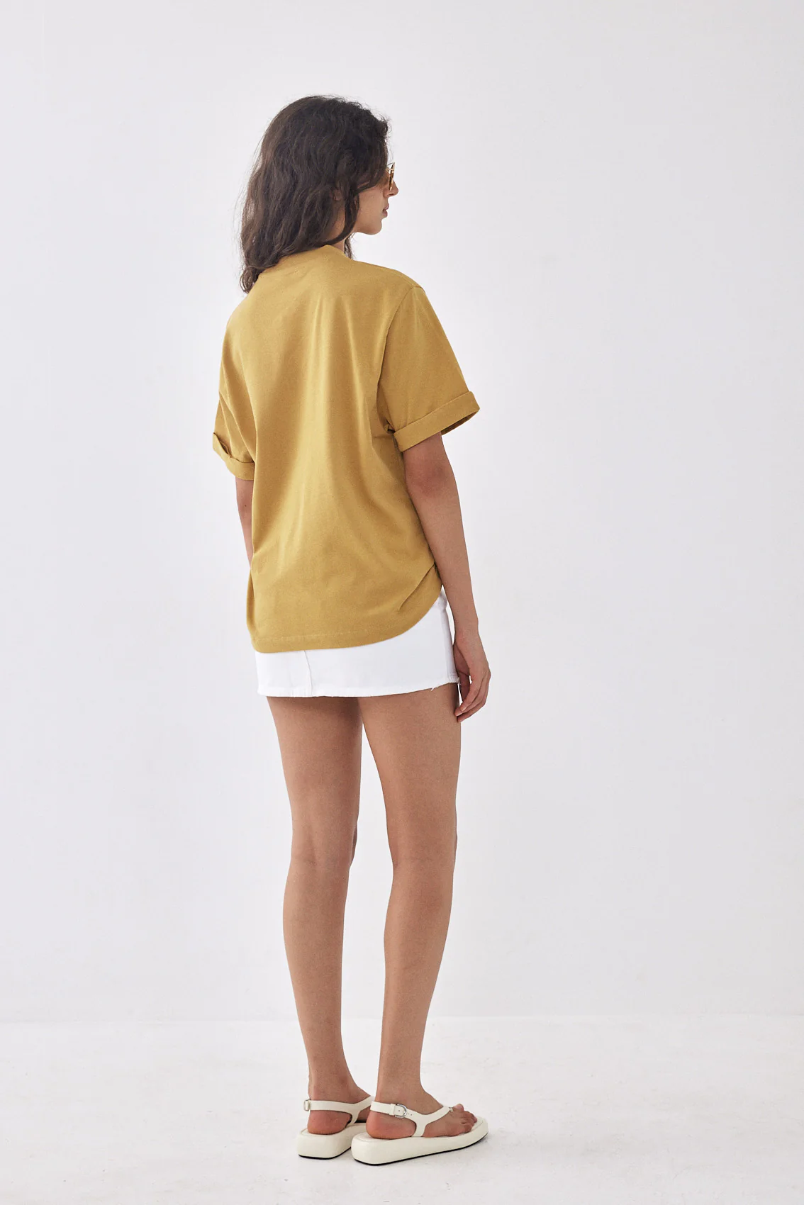 Folded Hem T Shirt - Image 5