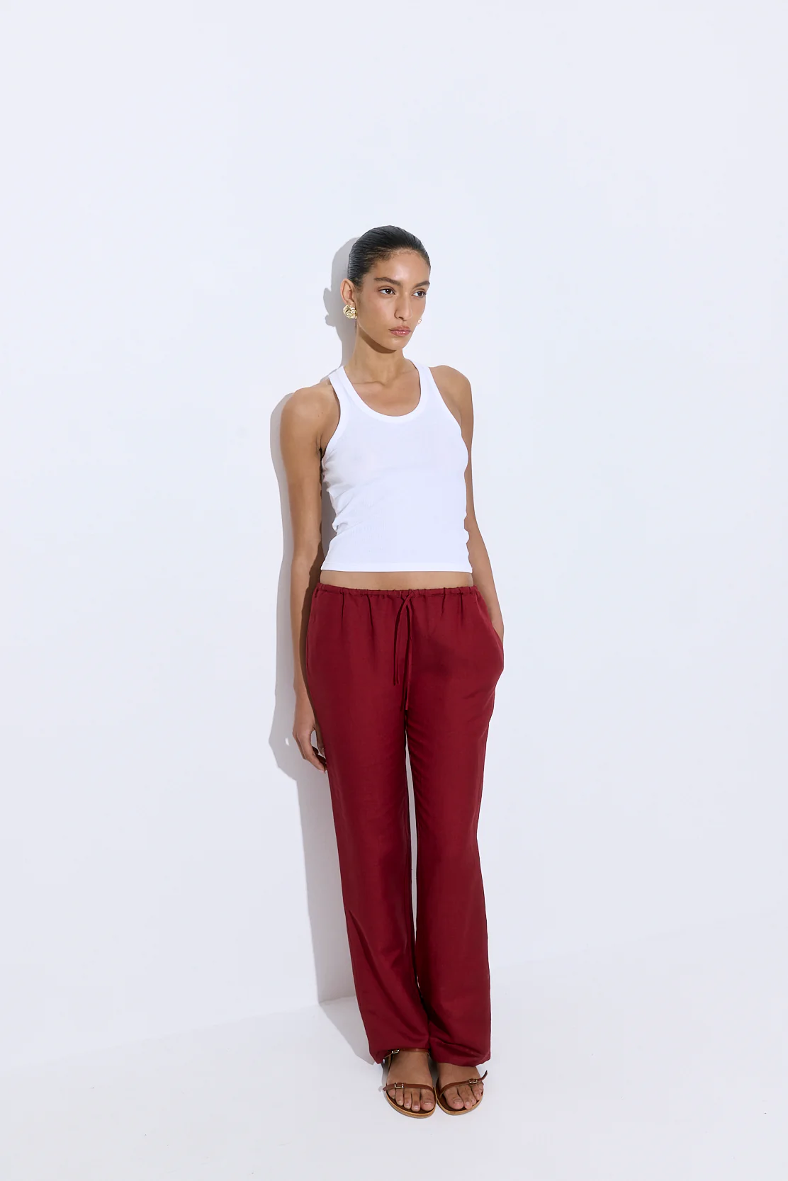 Full Length Linen Pants - Image 3