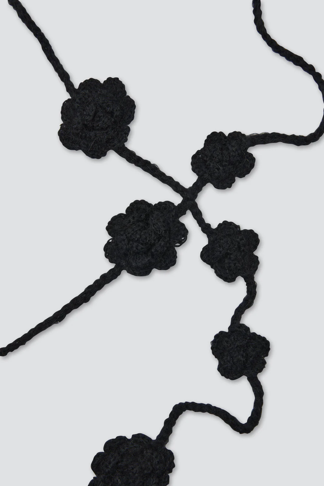 Fuzzy Flower Scarf - Image 3