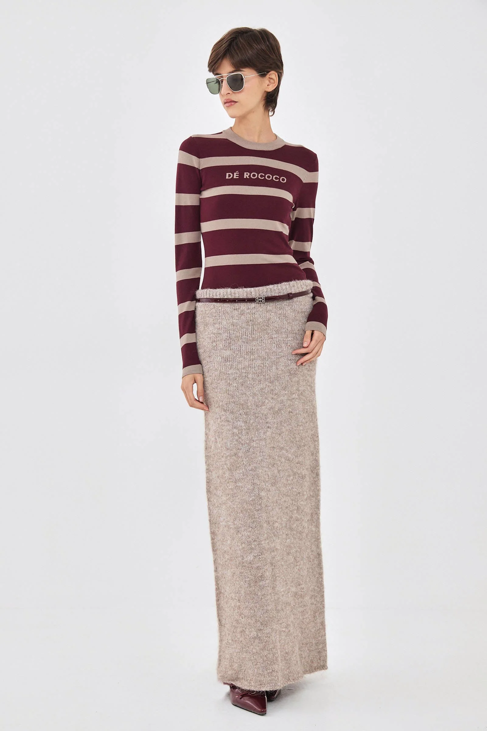 Fuzzy Maxi Skirt