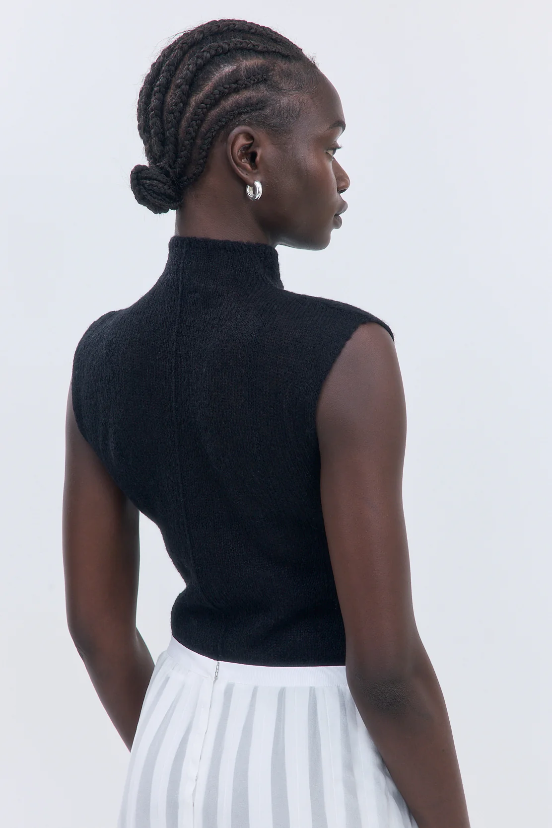 Fuzzy Sheer Mockneck Tank - Image 5