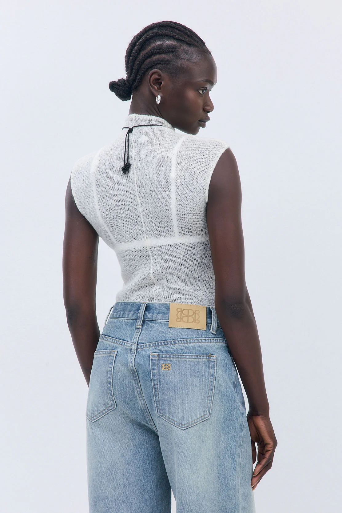 Fuzzy Sheer Mockneck Tank - Image 5