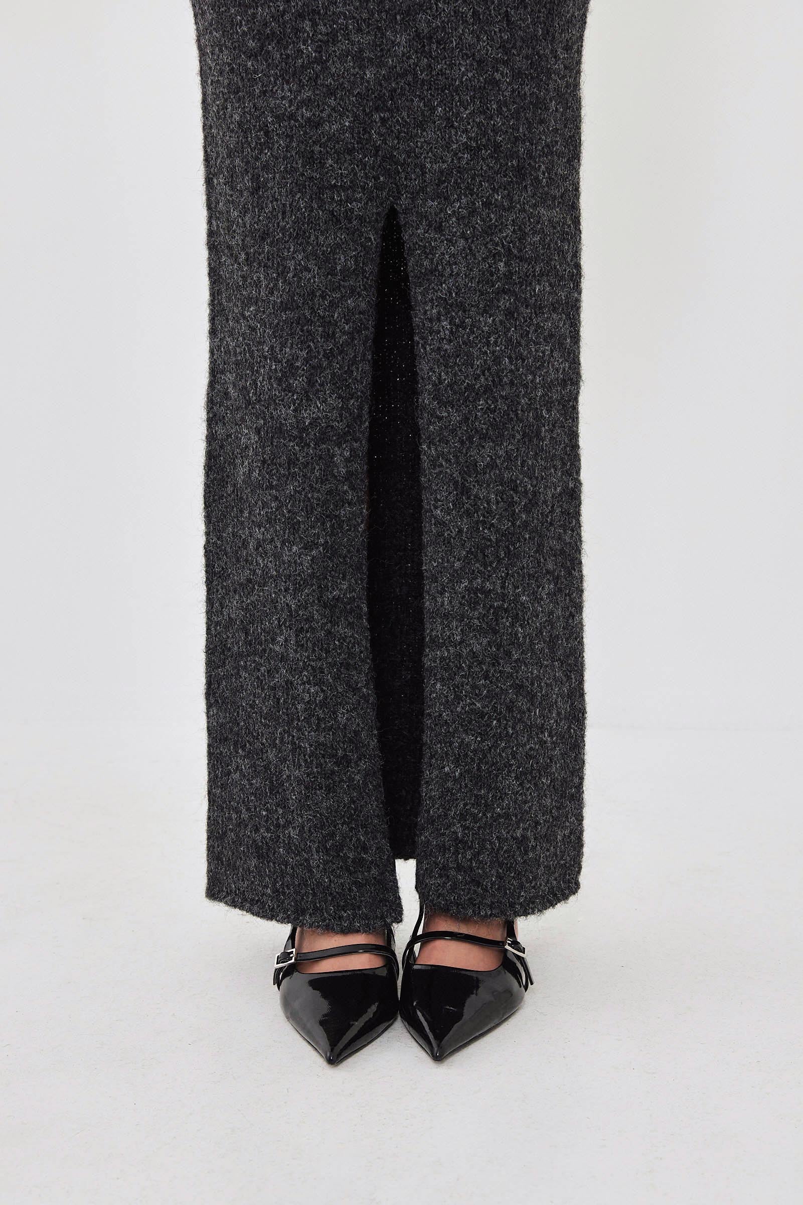 Fuzzy Strapless Maxi Dress - Image 7