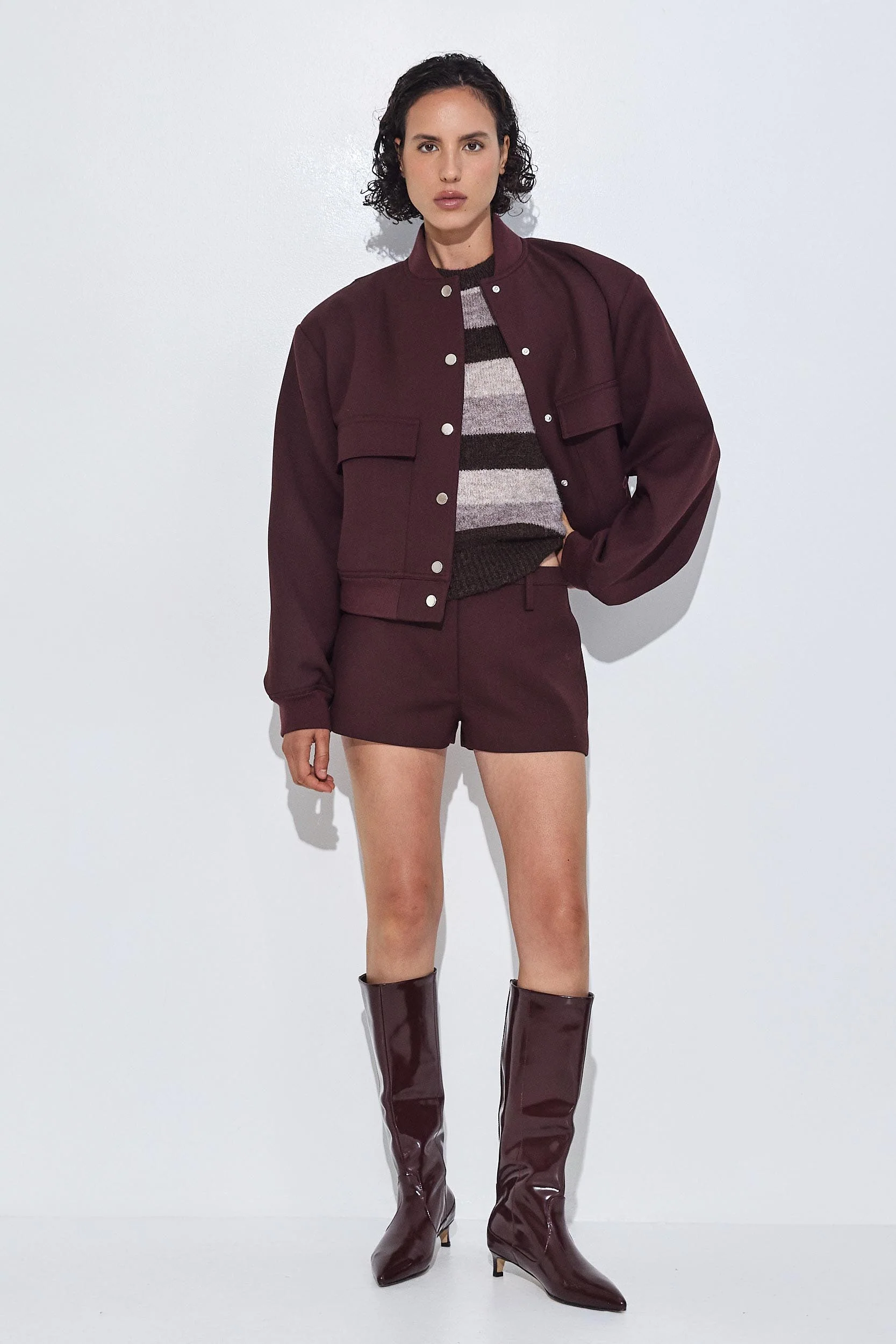 Fuzzy Striped Vest - Image 7