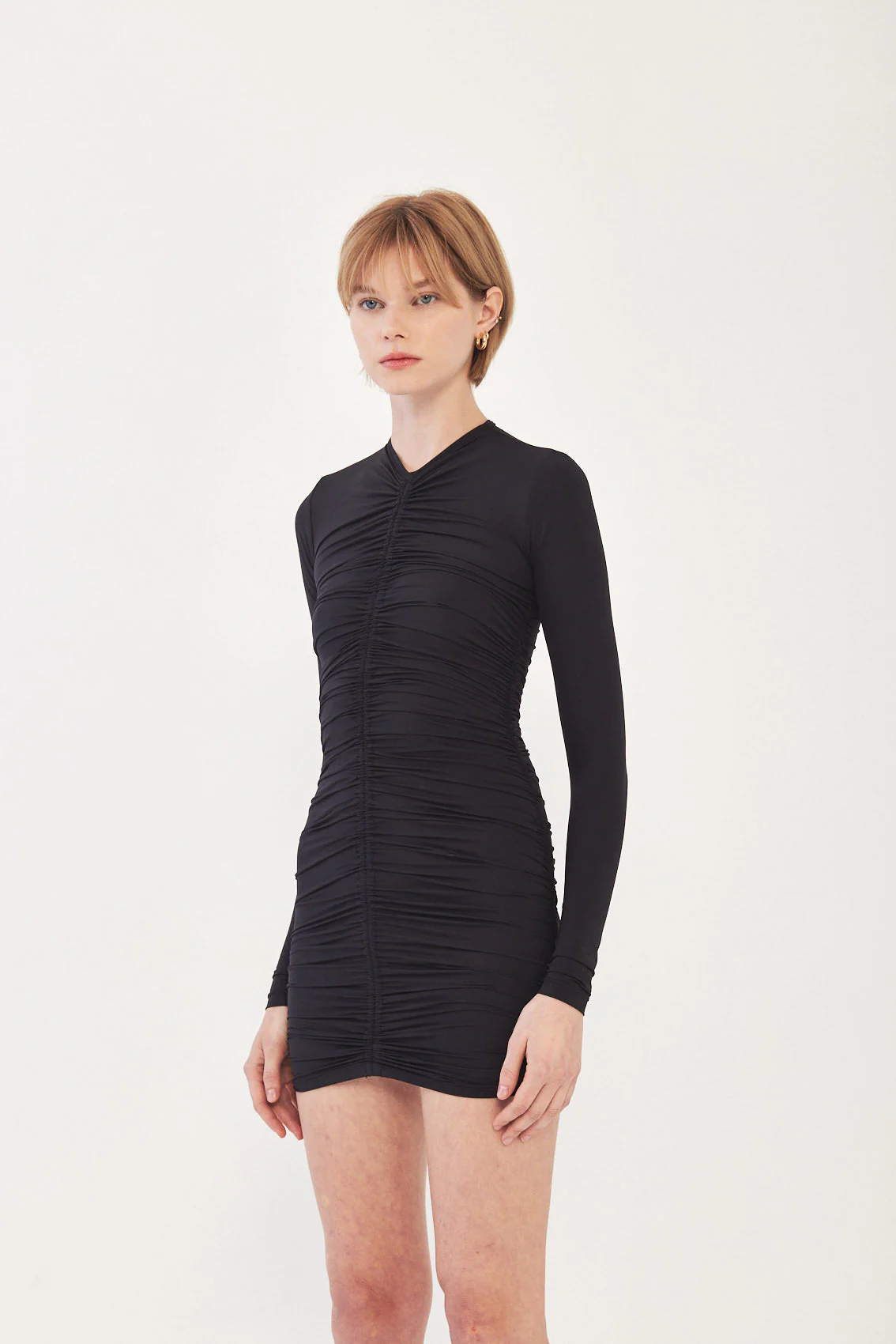 Gathered Mini Dress - Image 6