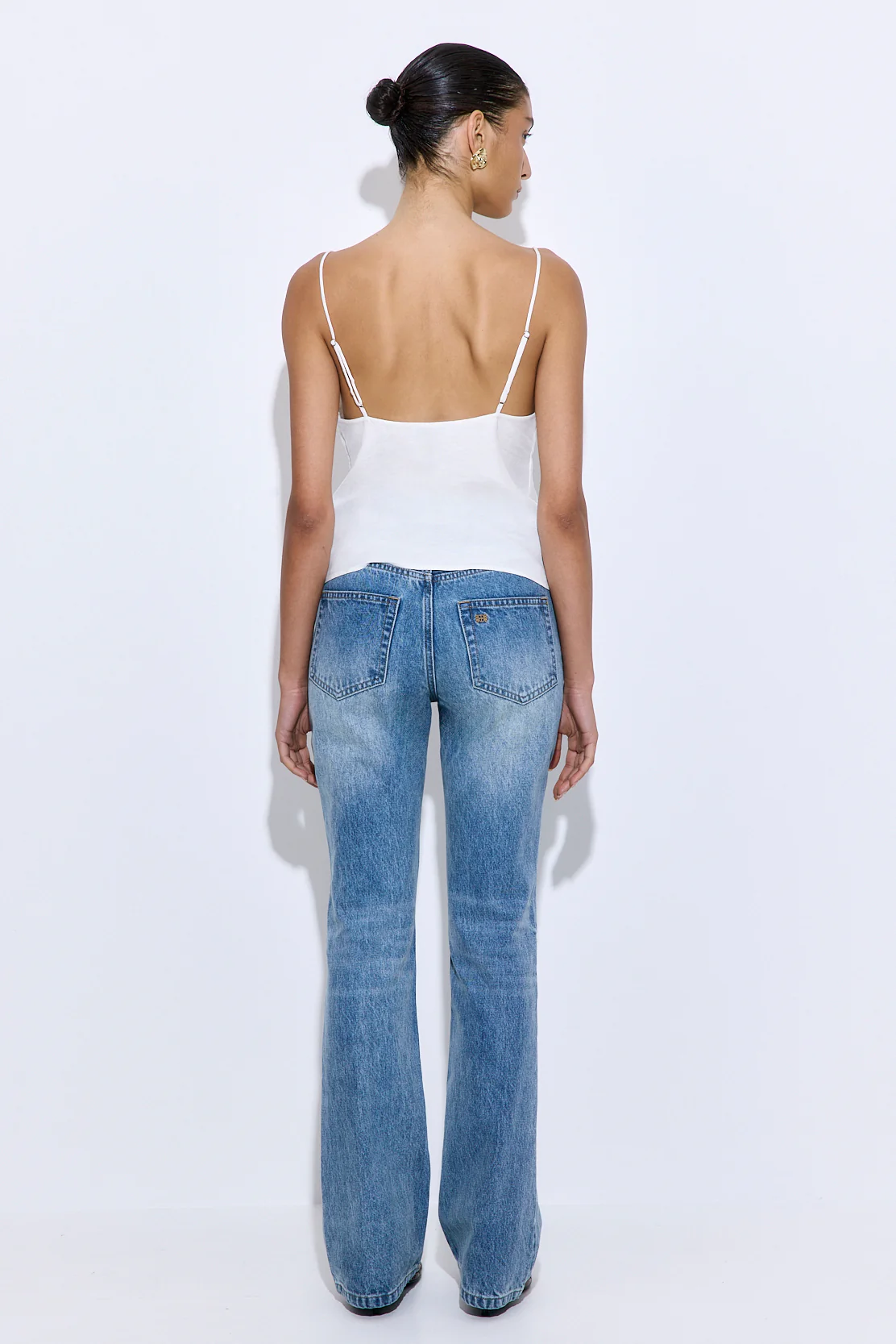 Gathered Neck Linen Camisole - Image 5