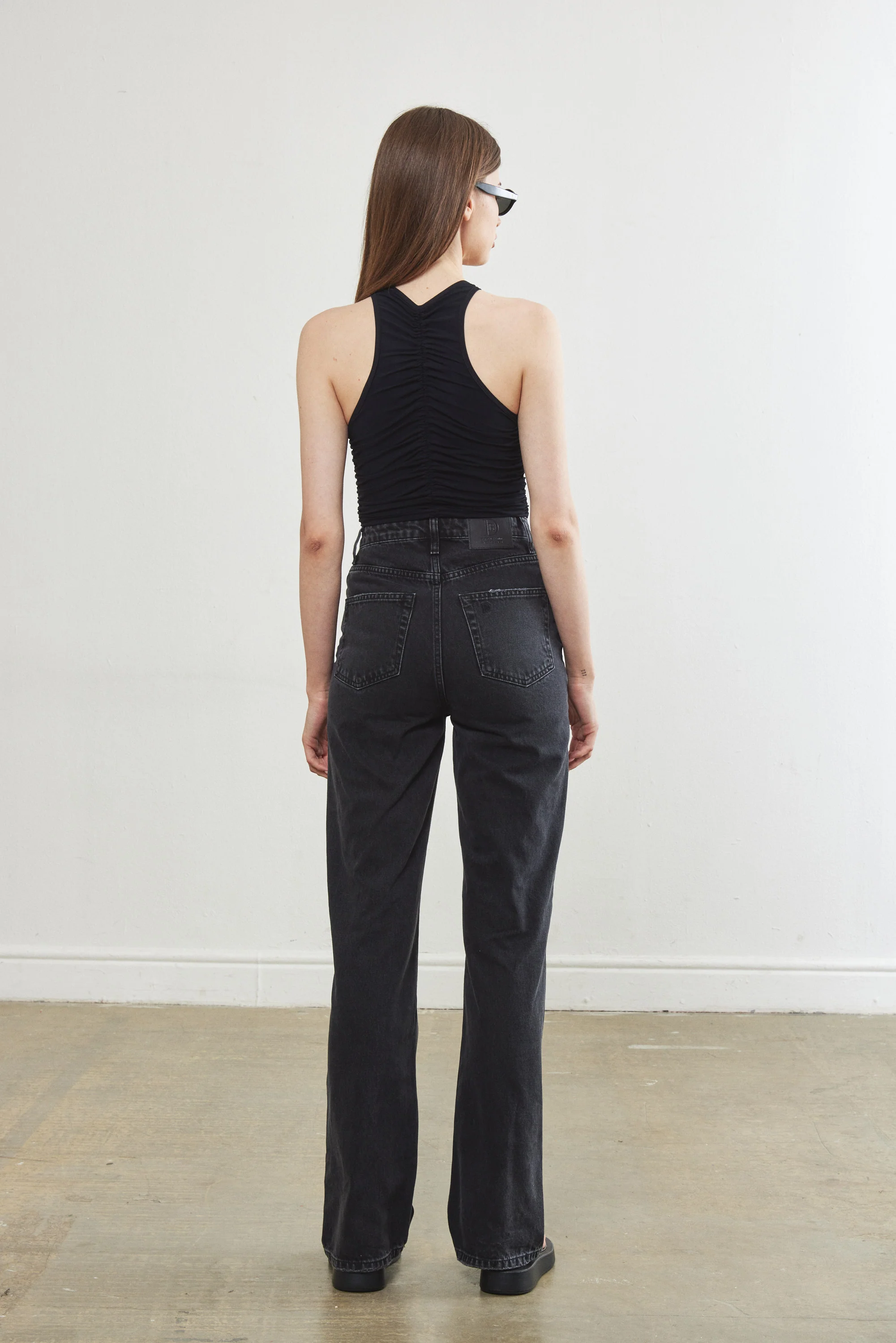 Gathered Soft Jersey Top - Image 6