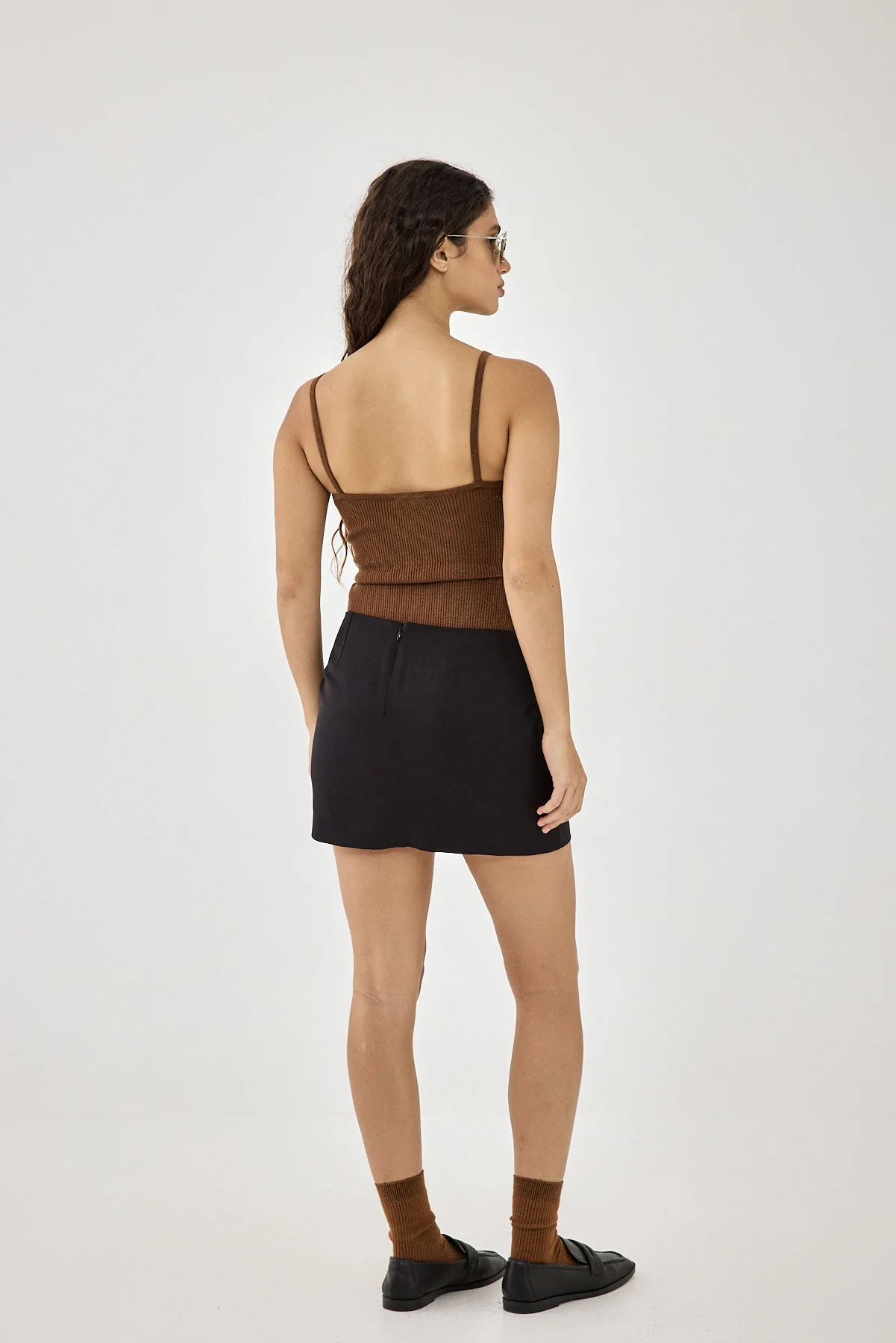Glitter Ribbed Slip Tank Top - Image 5