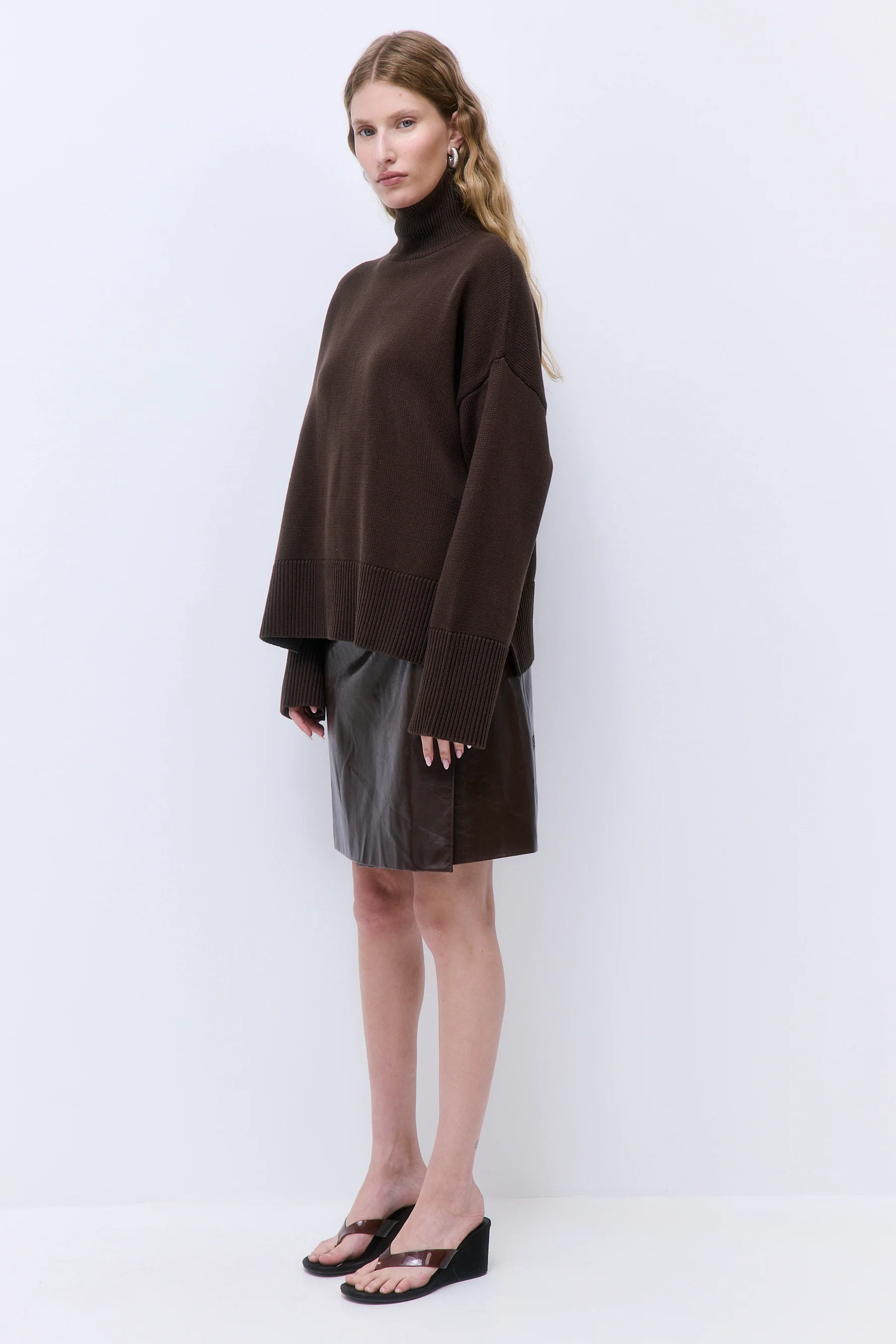 Oversized Turtleneck Jumper - Image 4